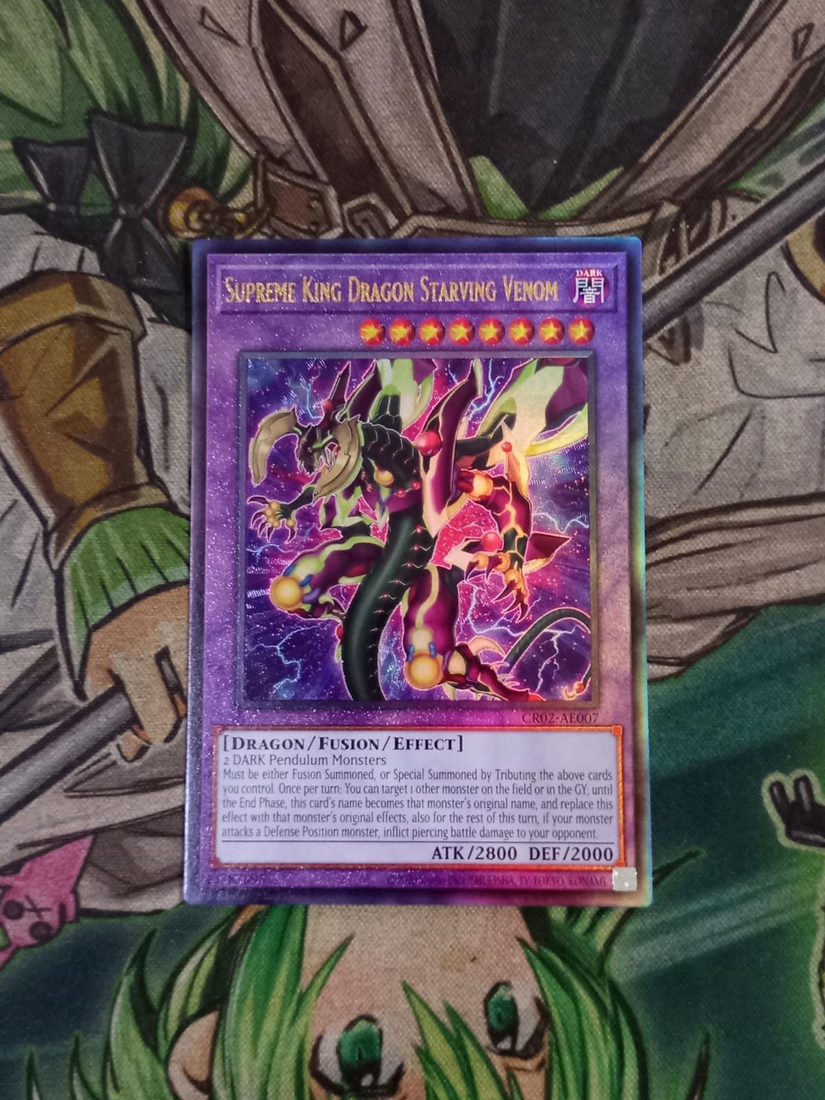 CR02-AE007 Supreme King Dragon Starving Venom Ultimate Rare