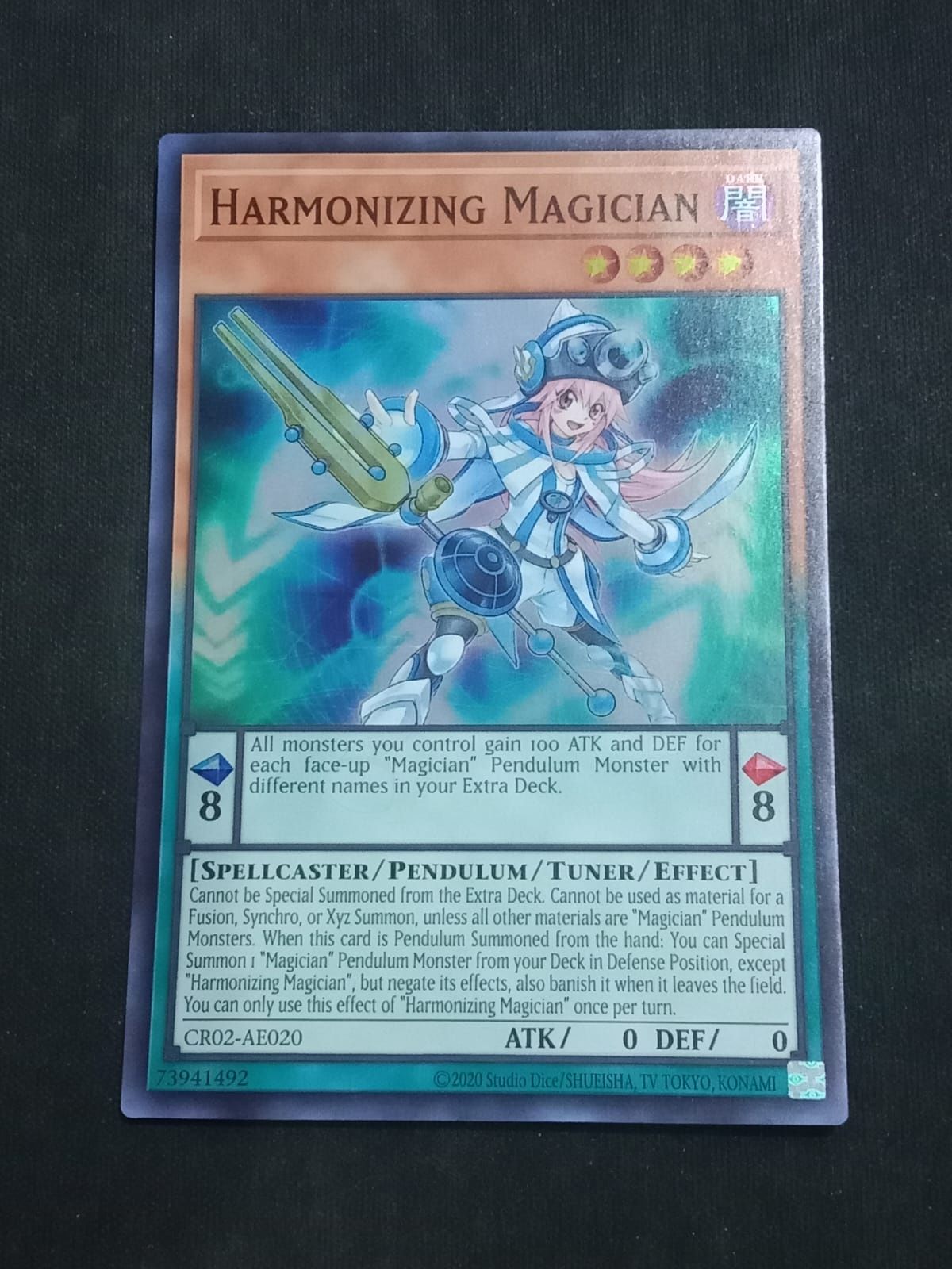 CR02-AE020 Harmonizing Magician Super Rare