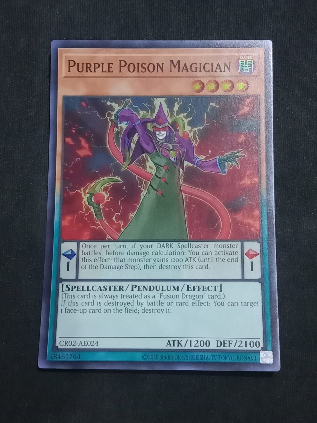 CR02-AE024 Purple Poison Magician Super Rare