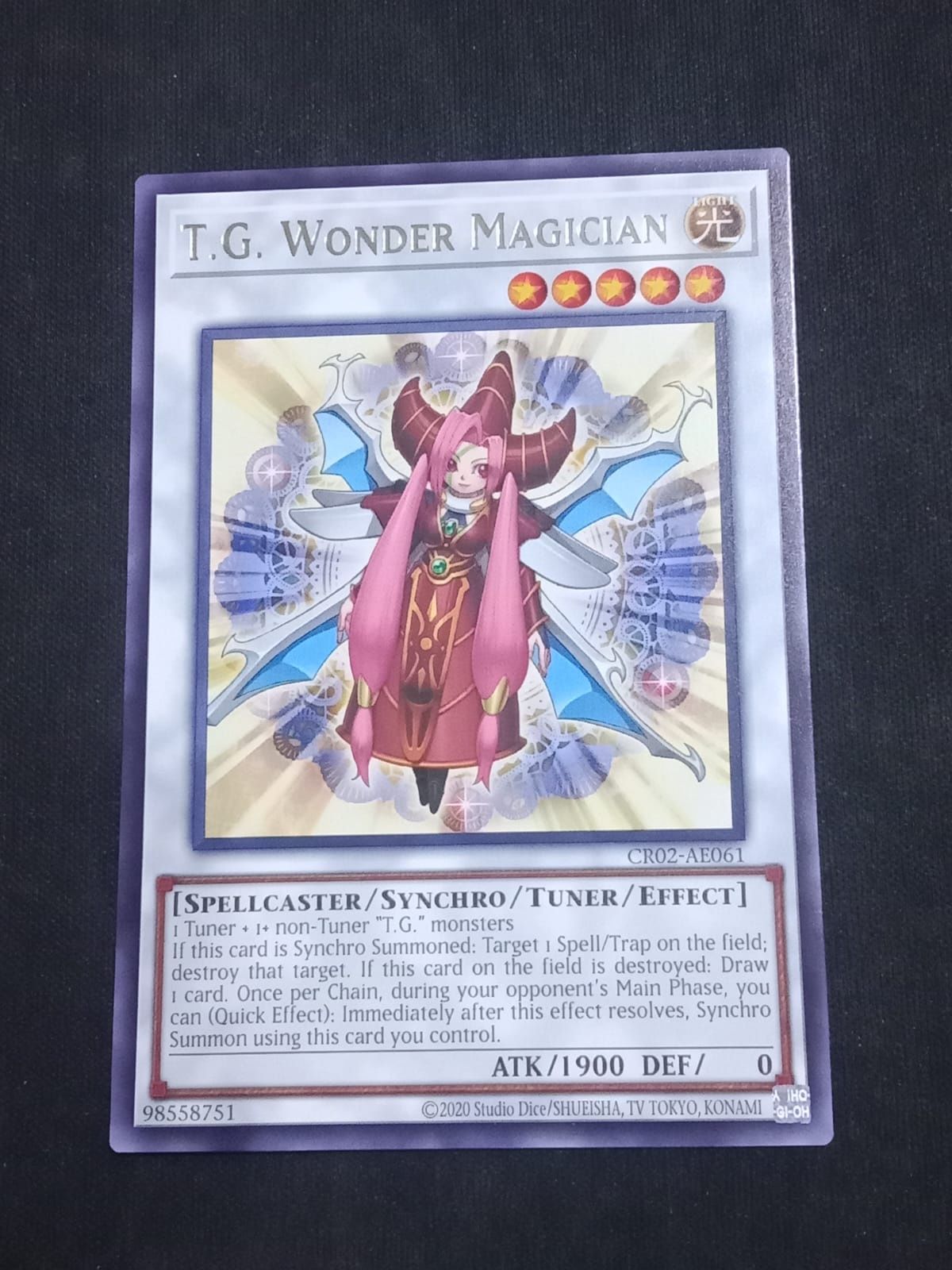 CR02-AE061 T.G. Wonder Magician Rare