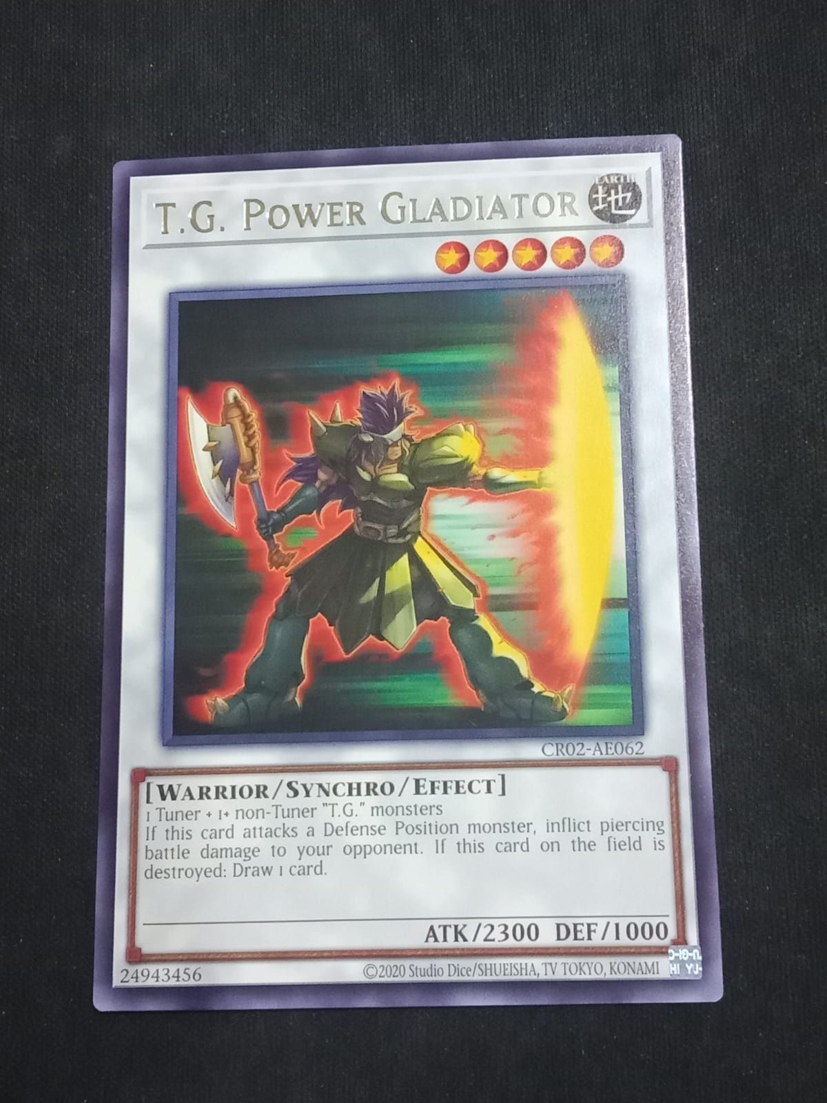 CR02-AE062 T.G. Power Gladiator Rare