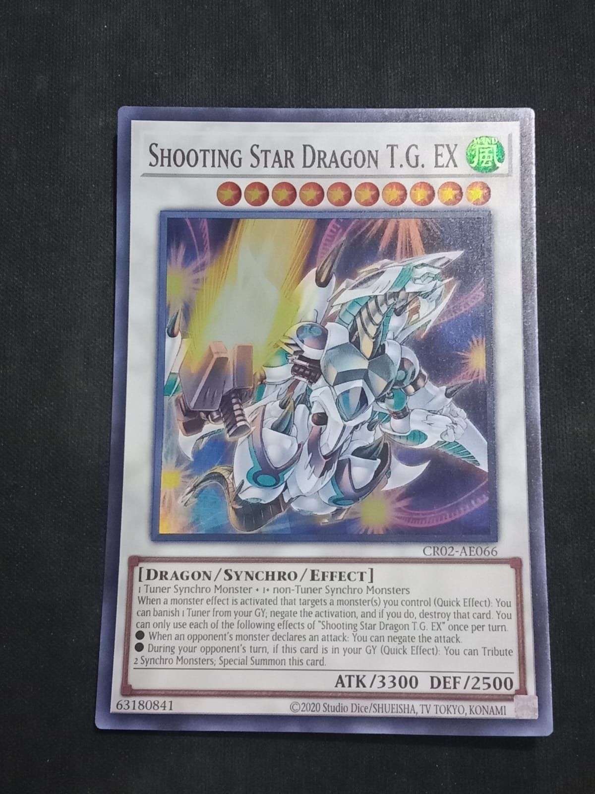 CR02-AE066 Shooting Star Dragon T.G. EX Super Rare
