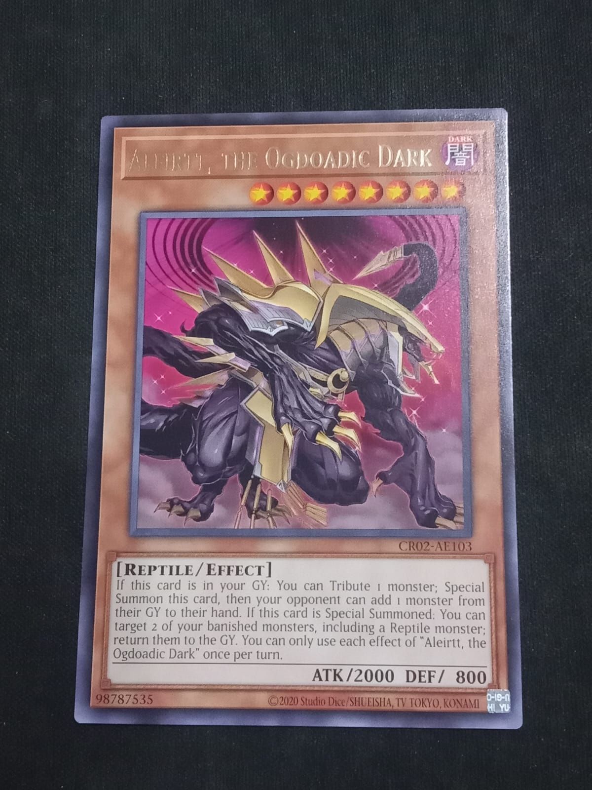 CR02-AE103 Aleirtt, the Ogdoadic Dark Rare