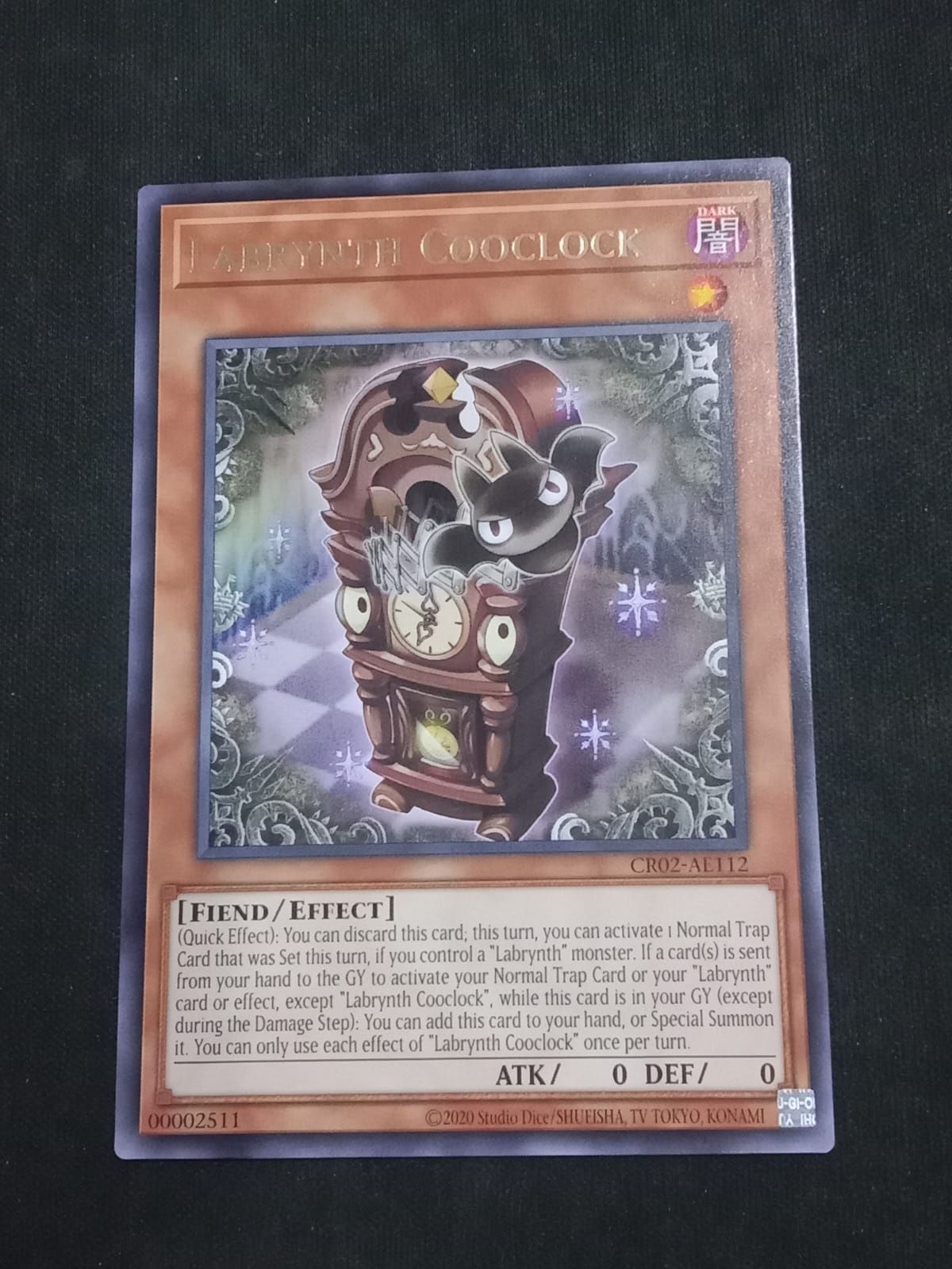 CR02-AE112 Labrynth Cooclock Rare