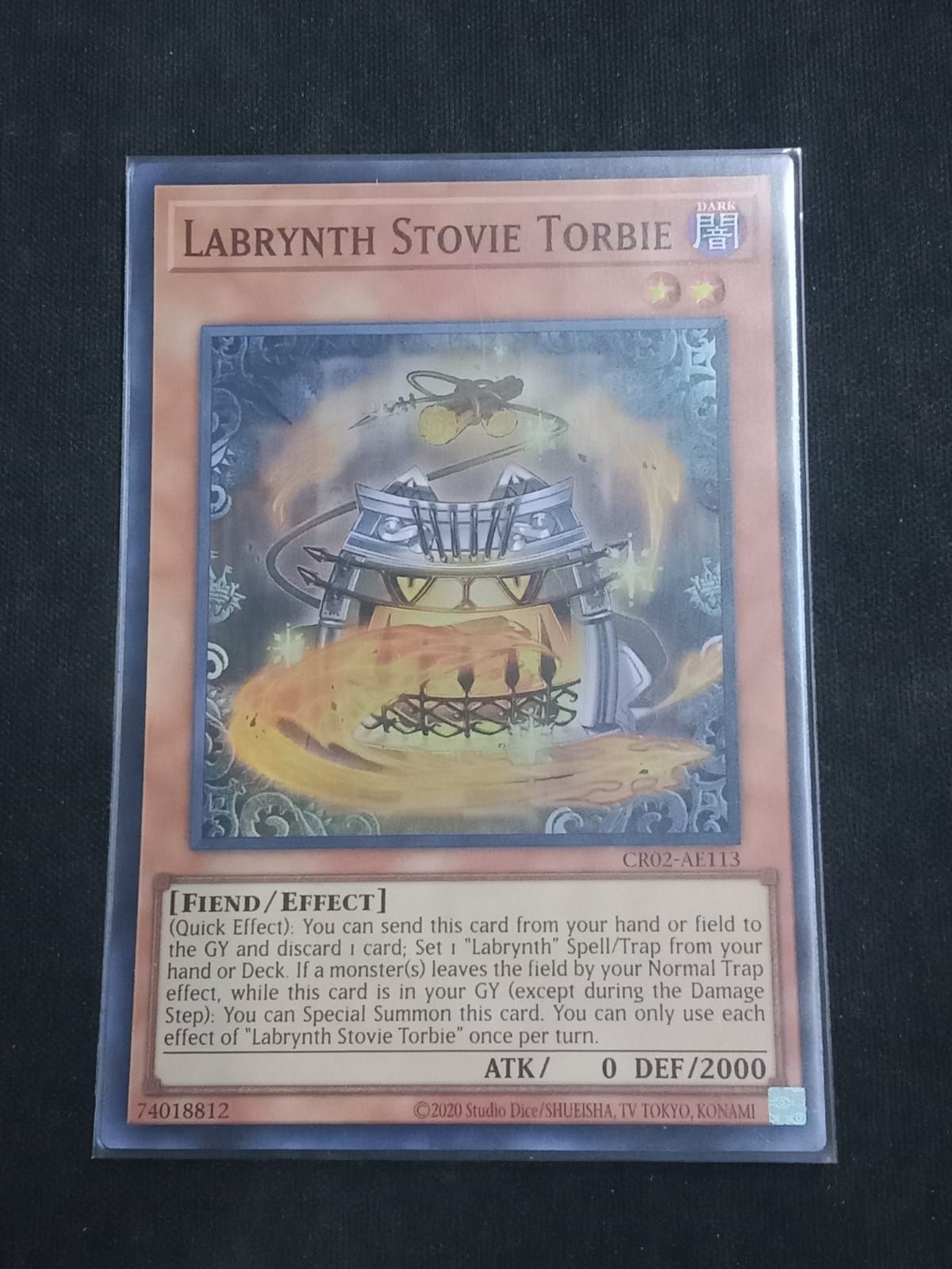 CR02-AE113 Labrynth Stovie Torbie Super Rare