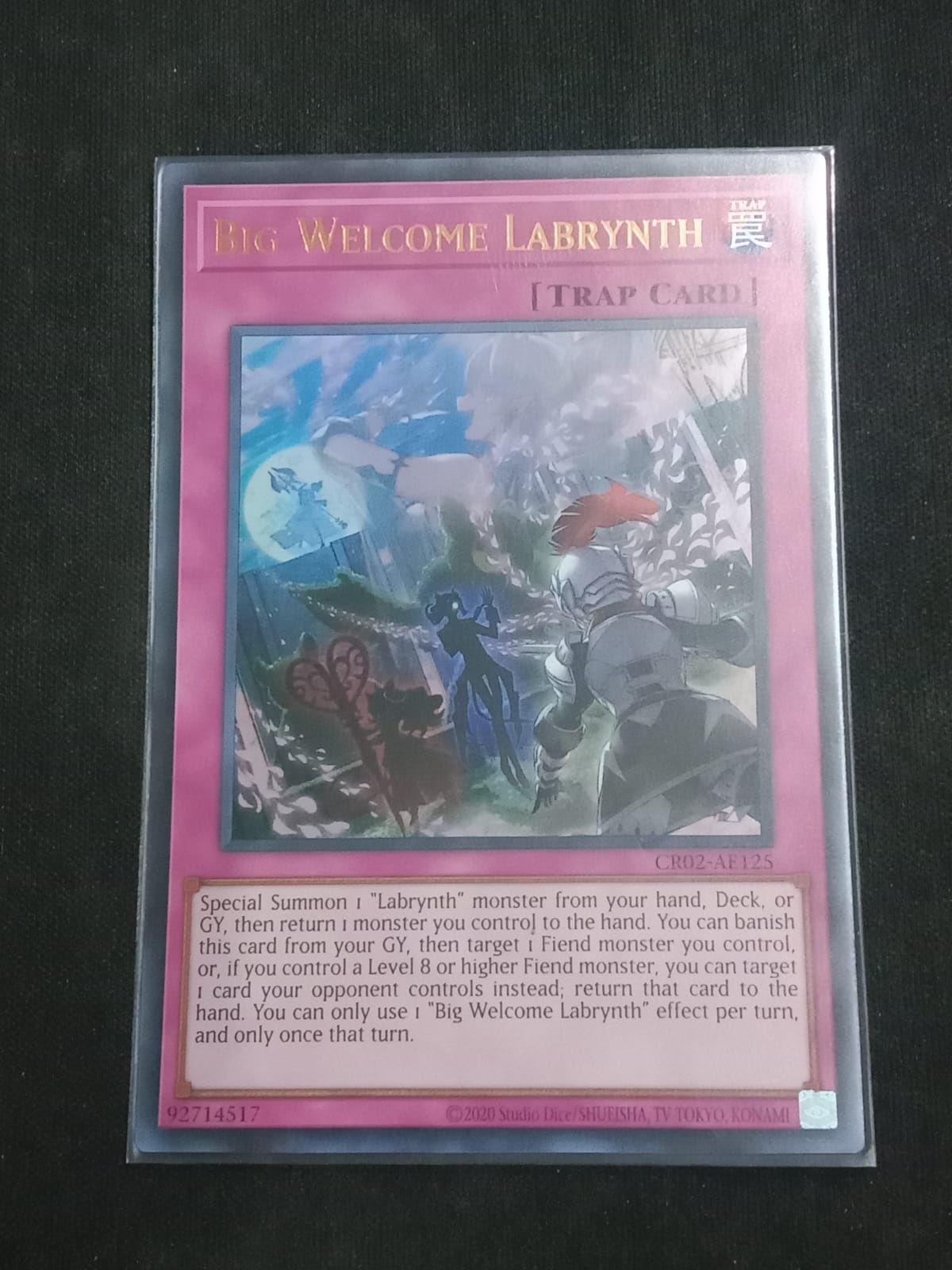 CR02-AE125 Big Welcome Labrynth Ultra Rare