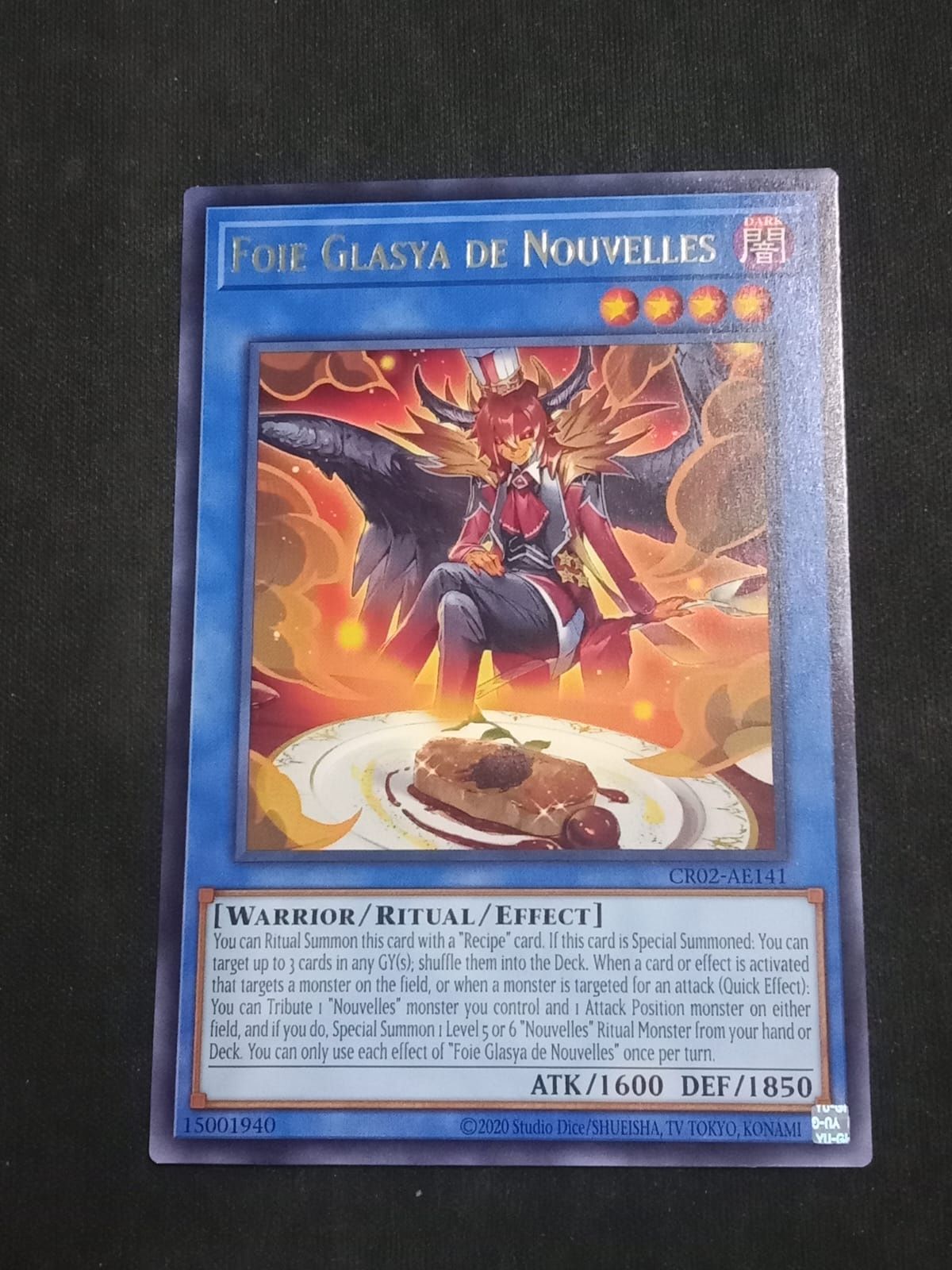 CR02-AE141 Foie Glasya de Nouvelles Rare