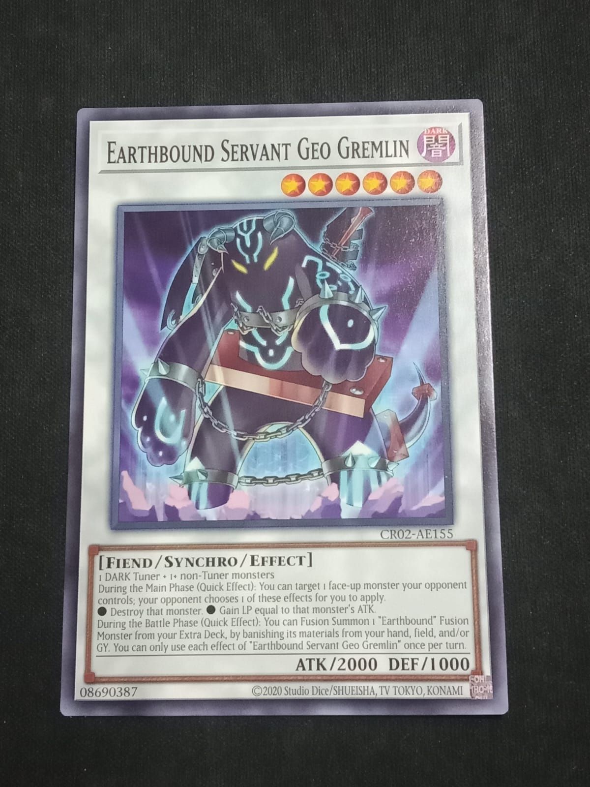 CR02-AE155 Earthbound Servant Geo Gremlin Common