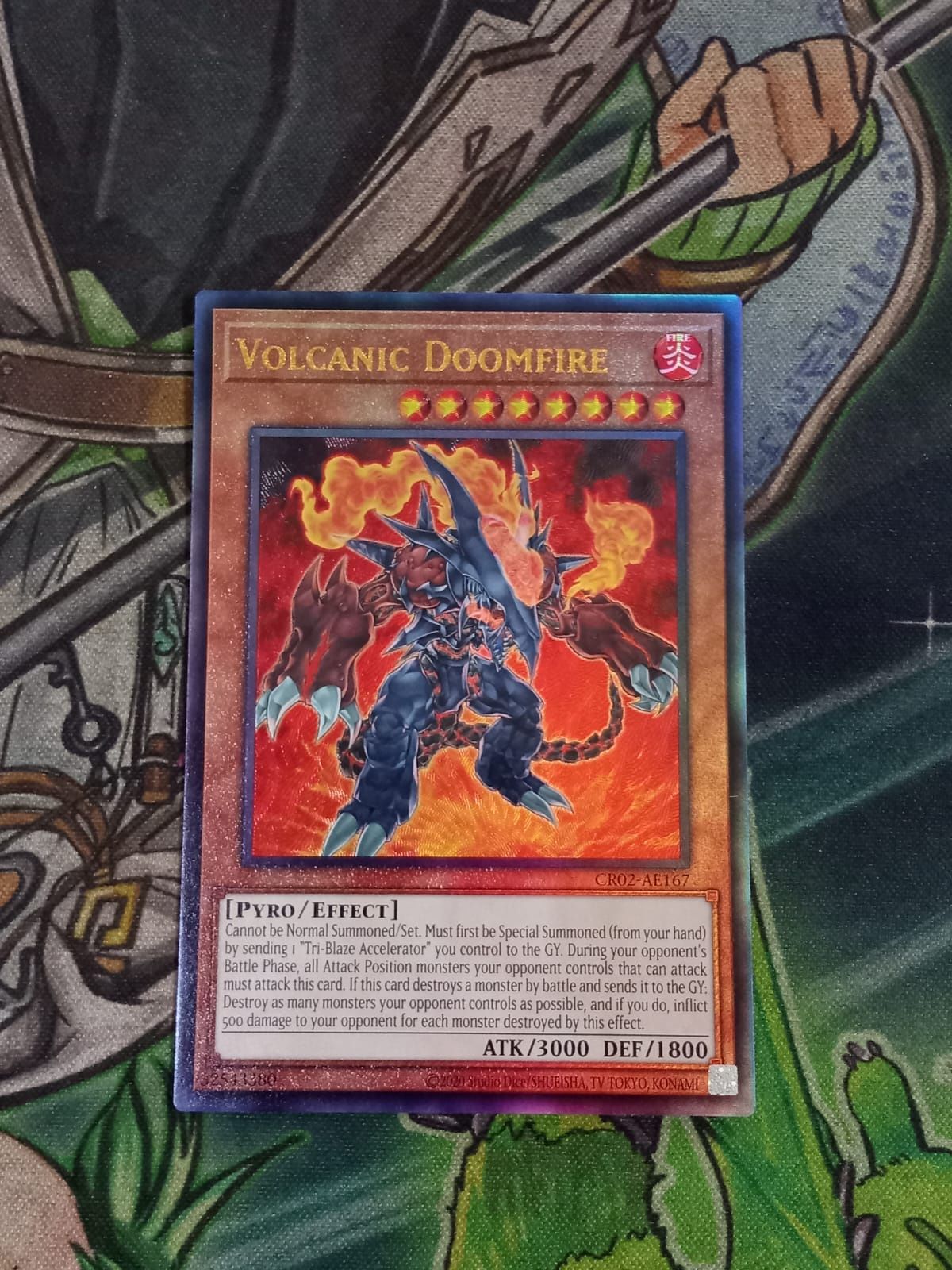 CR02-AE167 Volcanic Doomfire Ultimate Rare