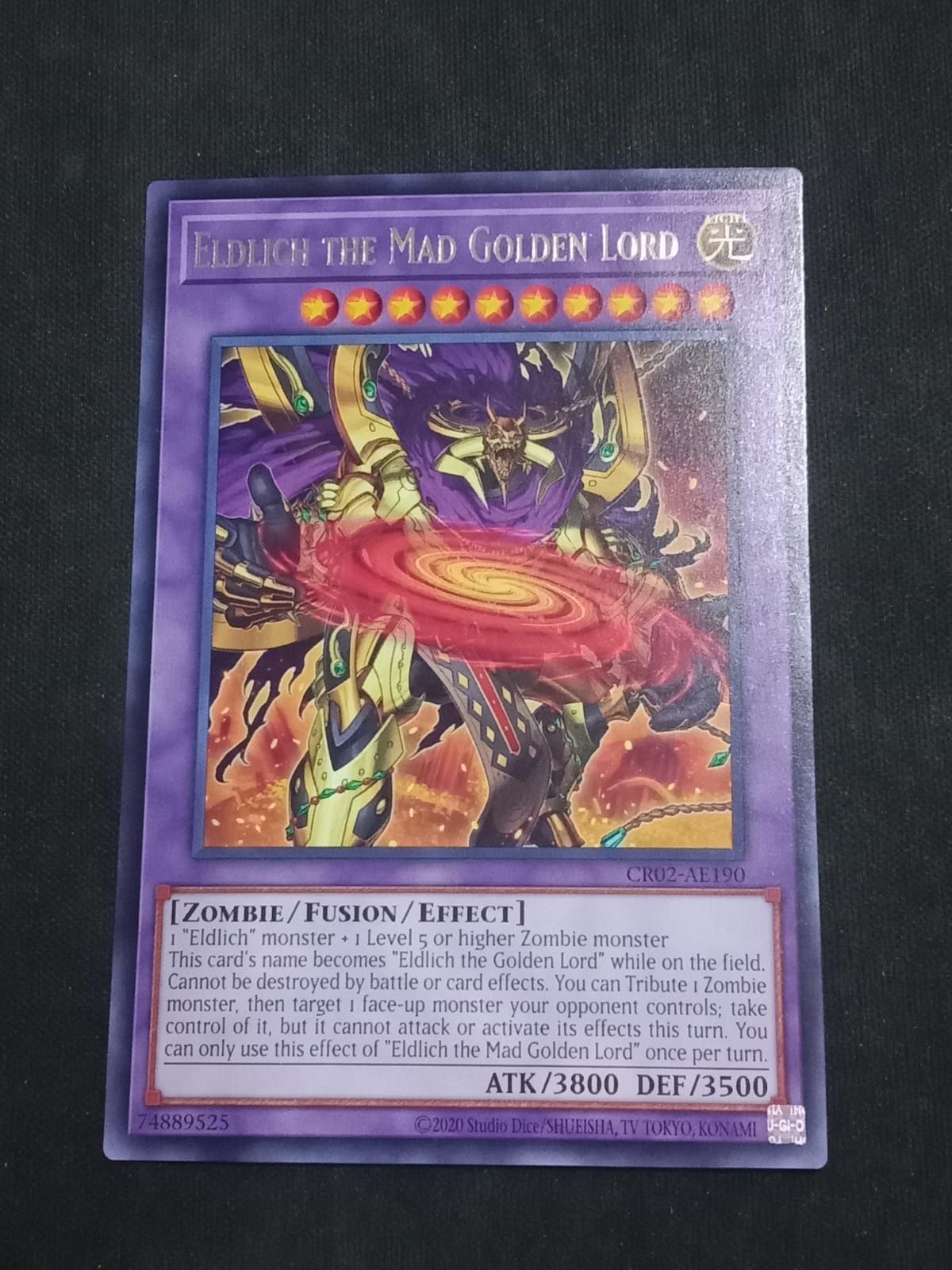 CR02-AE190 Eldlich the Mad Golden Lord Rare