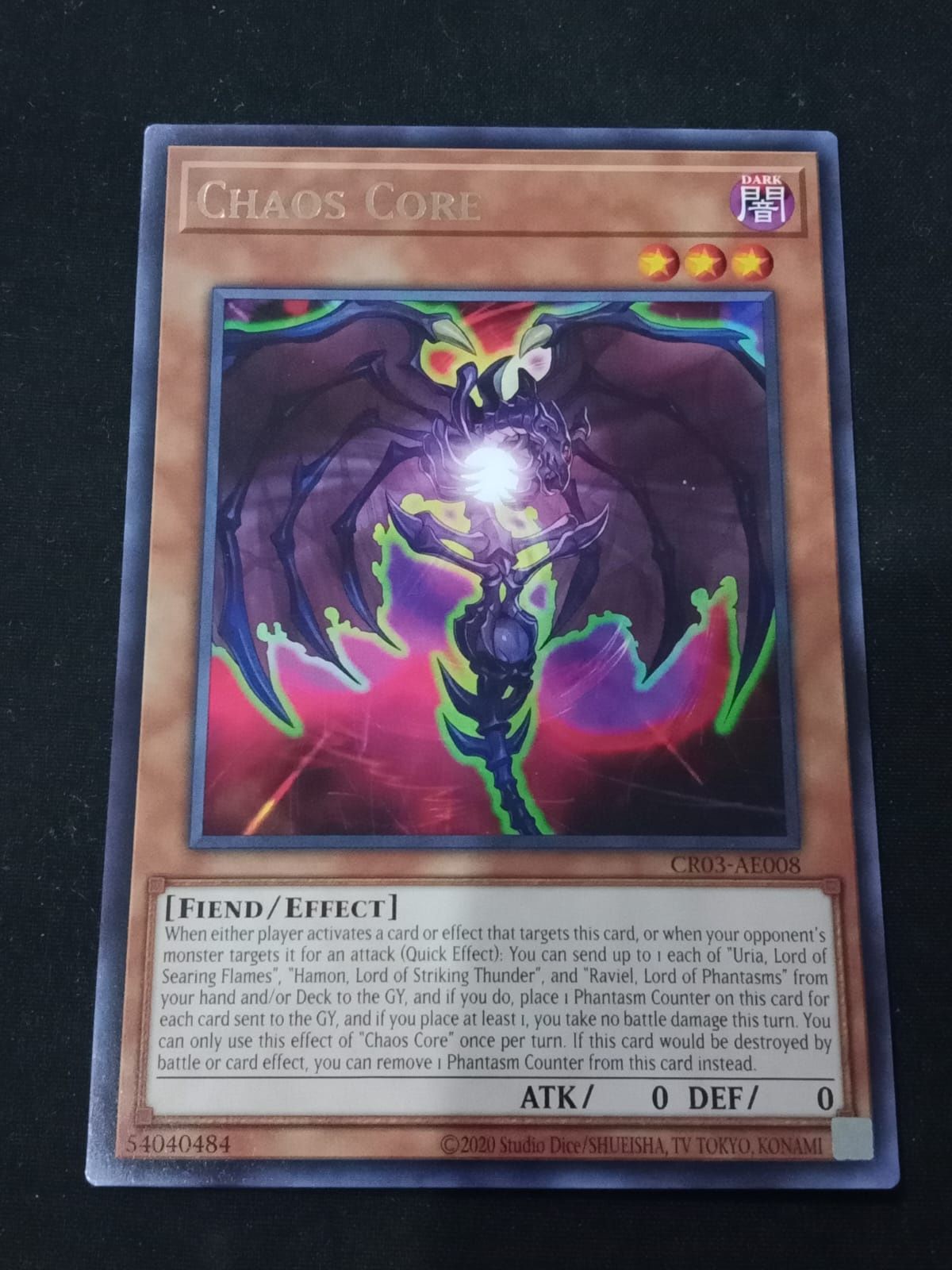 CR03-AE008 Chaos Core Rare