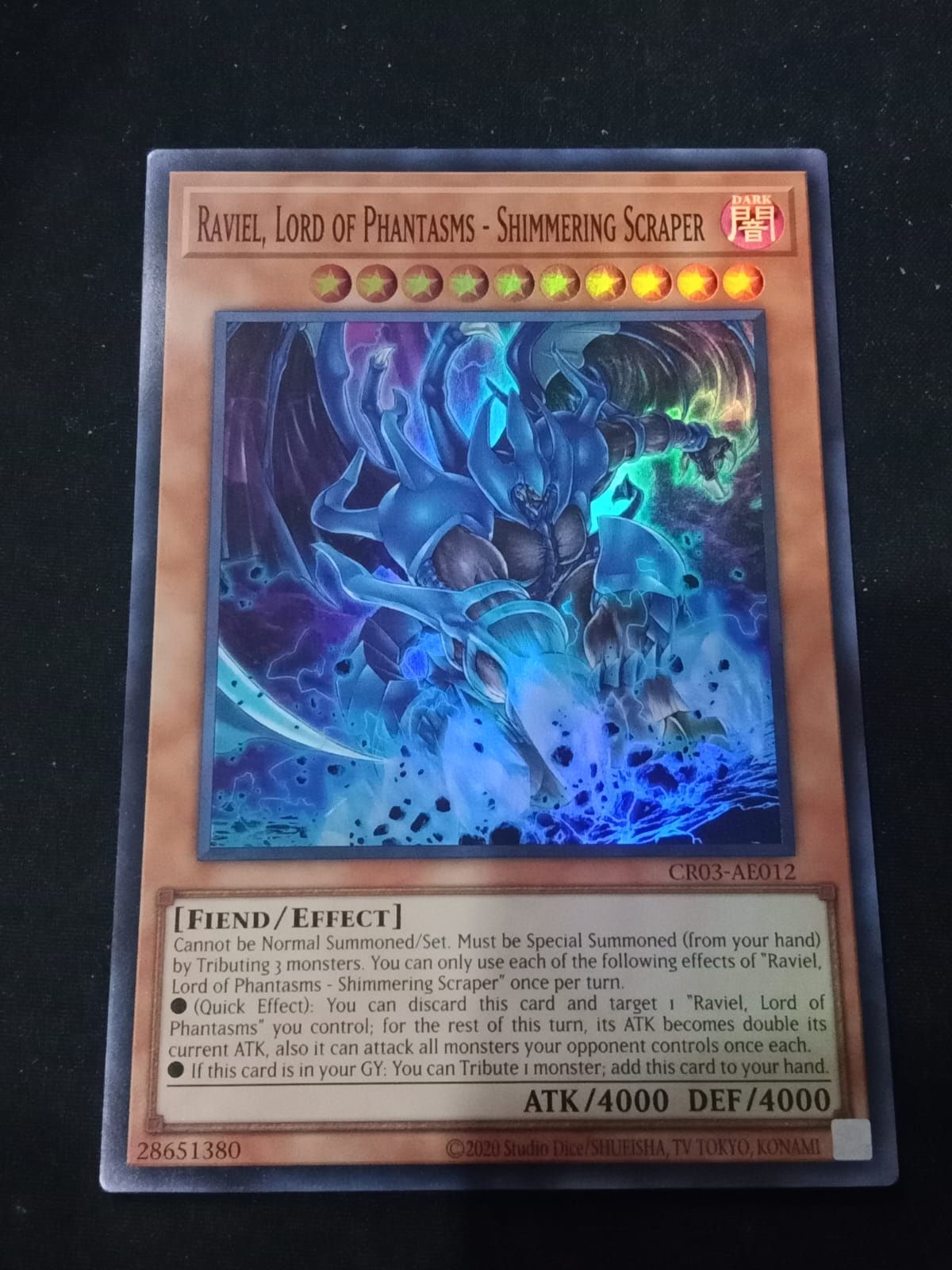CR03-AE012 Raviel, Lord of Phantasms - Shimmering Scraper Super Rare