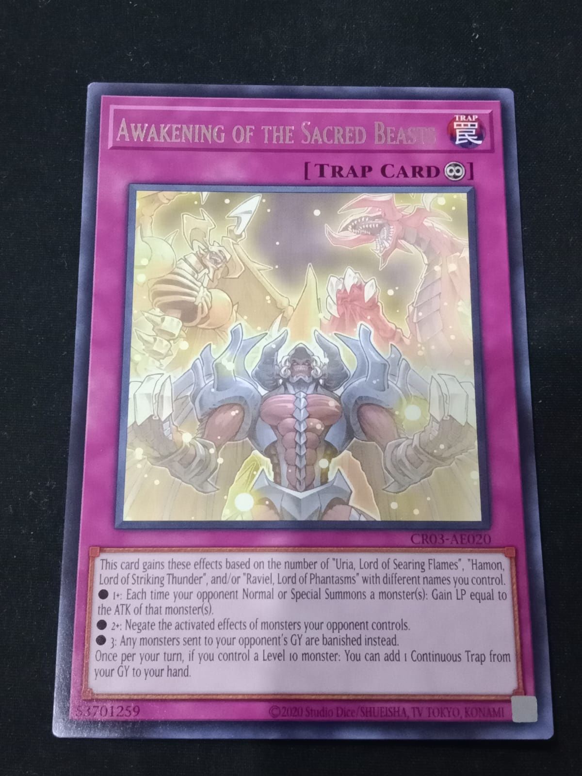 CR03-AE020 Awakening of the Sacred Beasts Rare