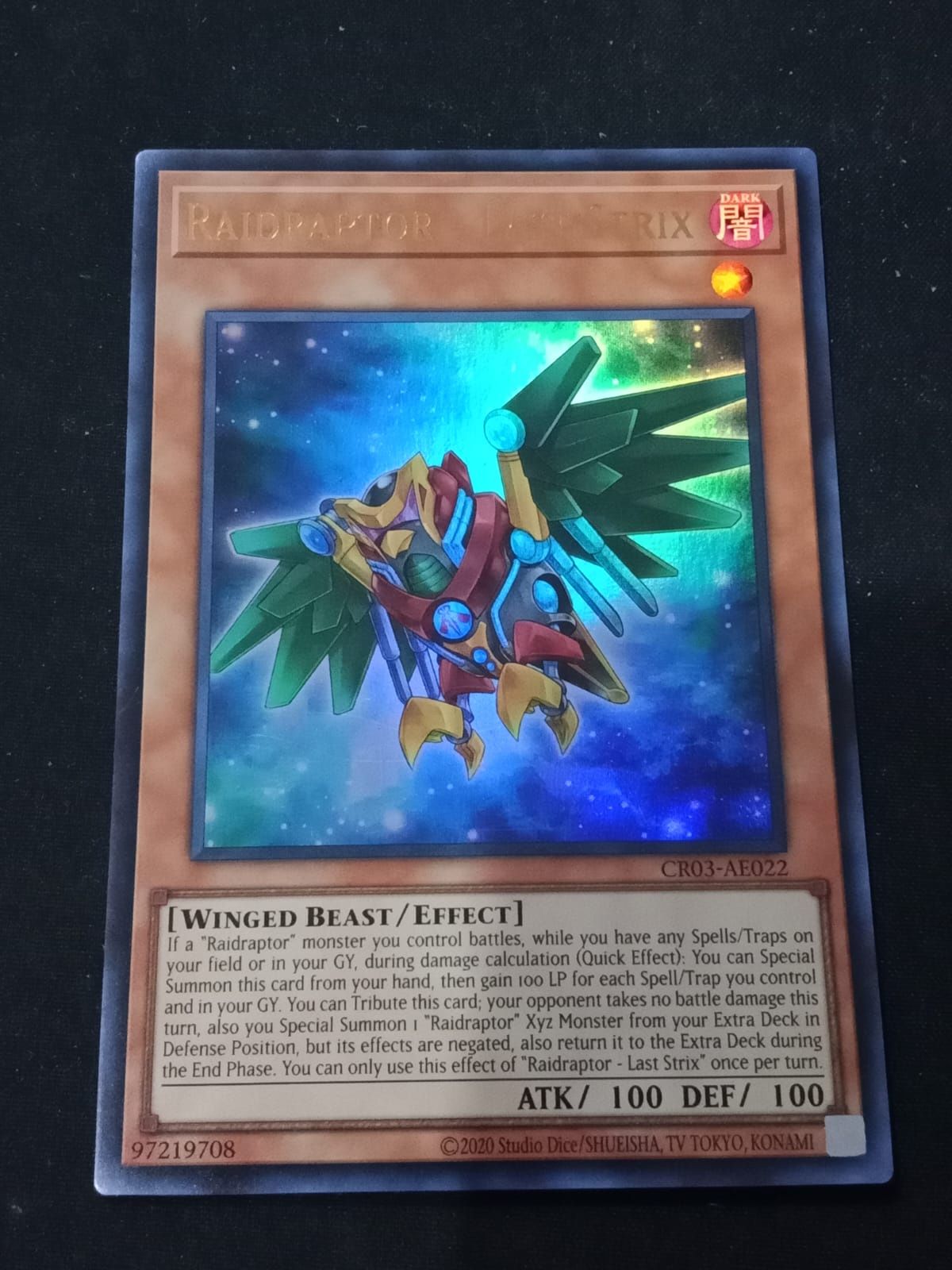 CR03-AE022 Raidraptor - Last Strix Ultra Rare