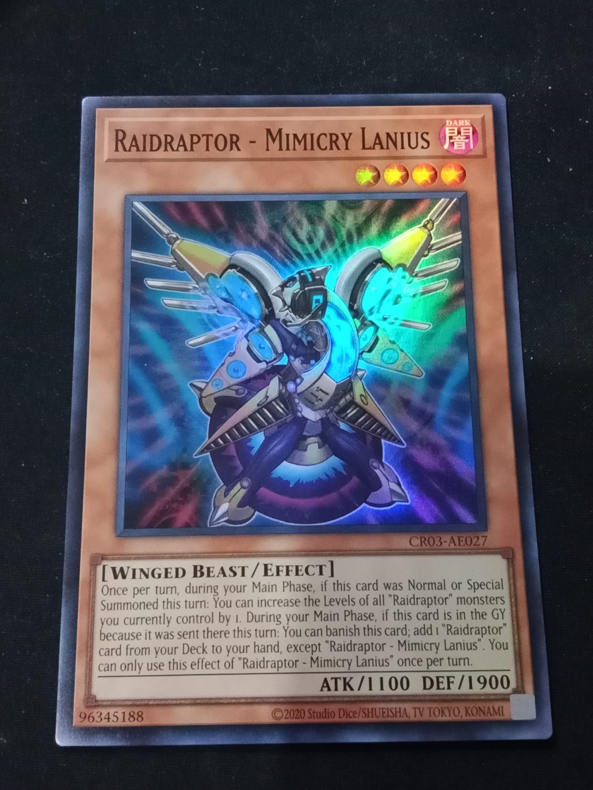 CR03-AE027 Raidraptor - Mimicry Lanius Super Rare