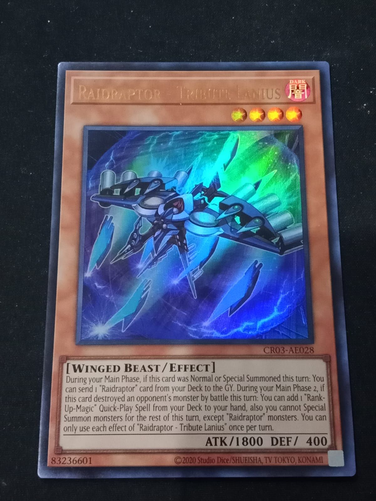 CR03-AE028 Raidraptor - Tribute Lanius Ultra Rare