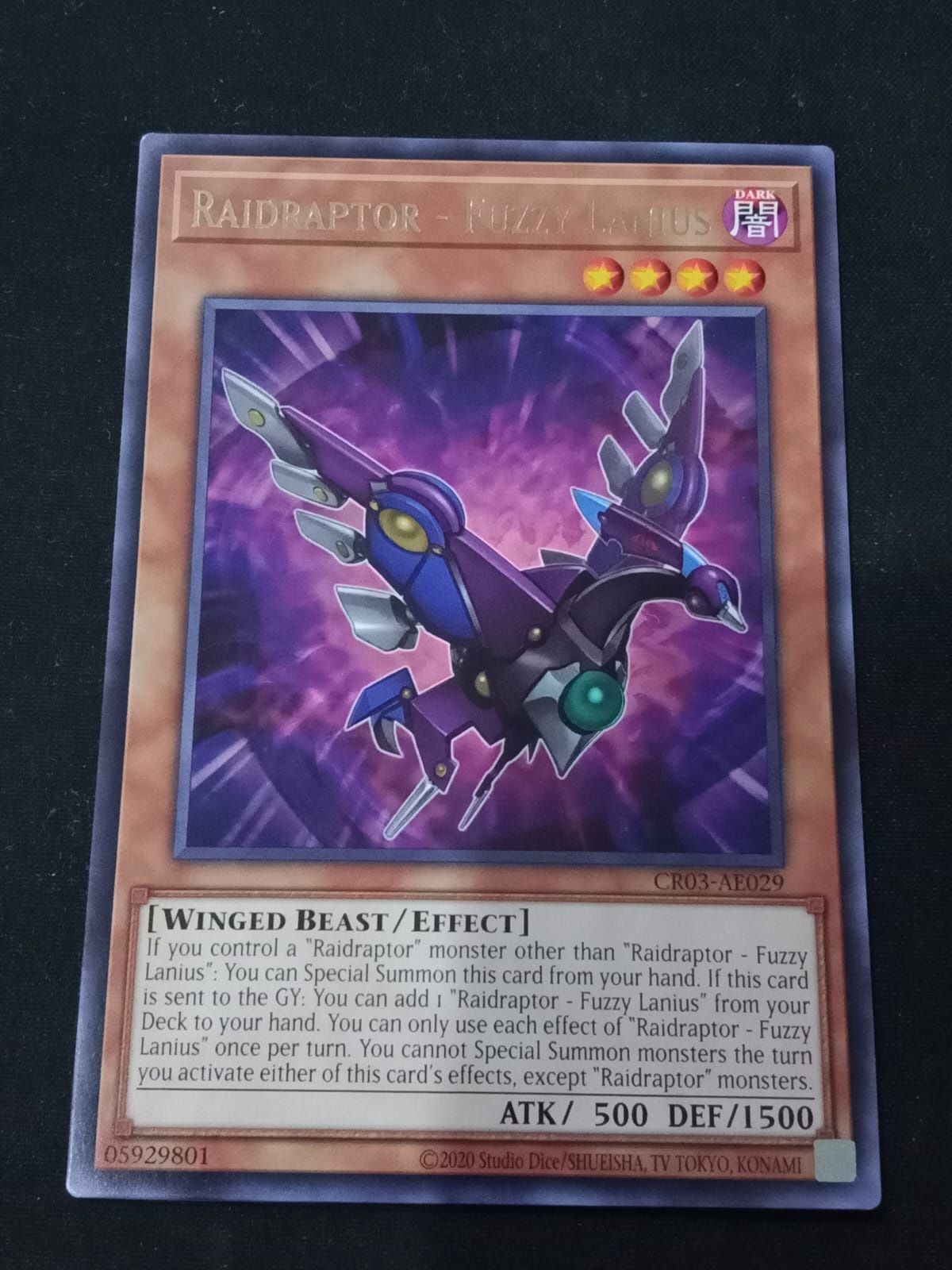 CR03-AE029 Raidraptor - Fuzzy Lanius Rare