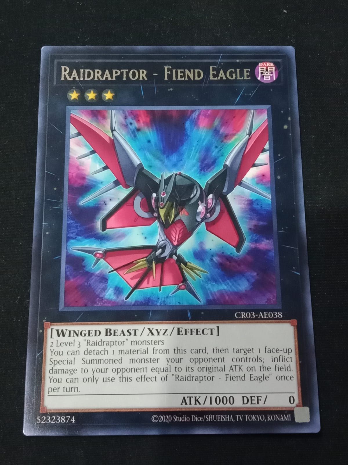 CR03-AE038 Raidraptor - Fiend Eagle Rare