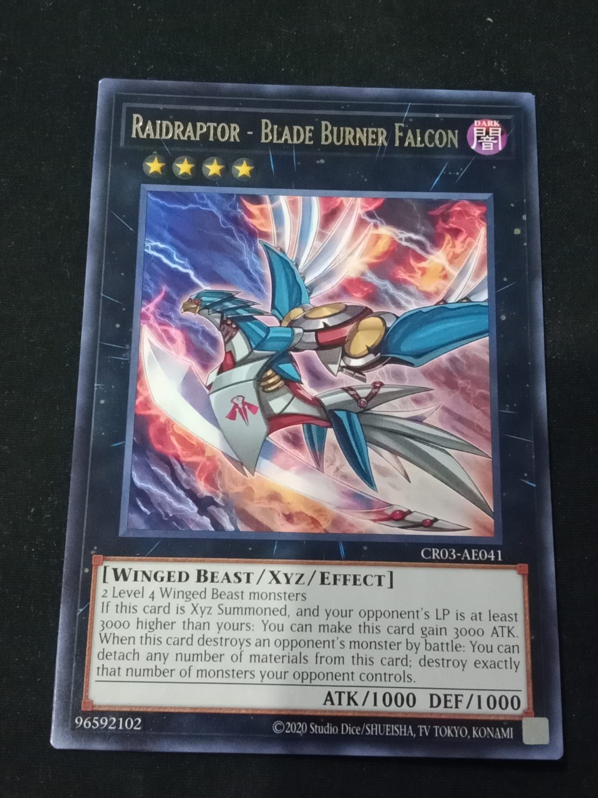 CR03-AE041 Raidraptor - Blade Burner Falcon Rare