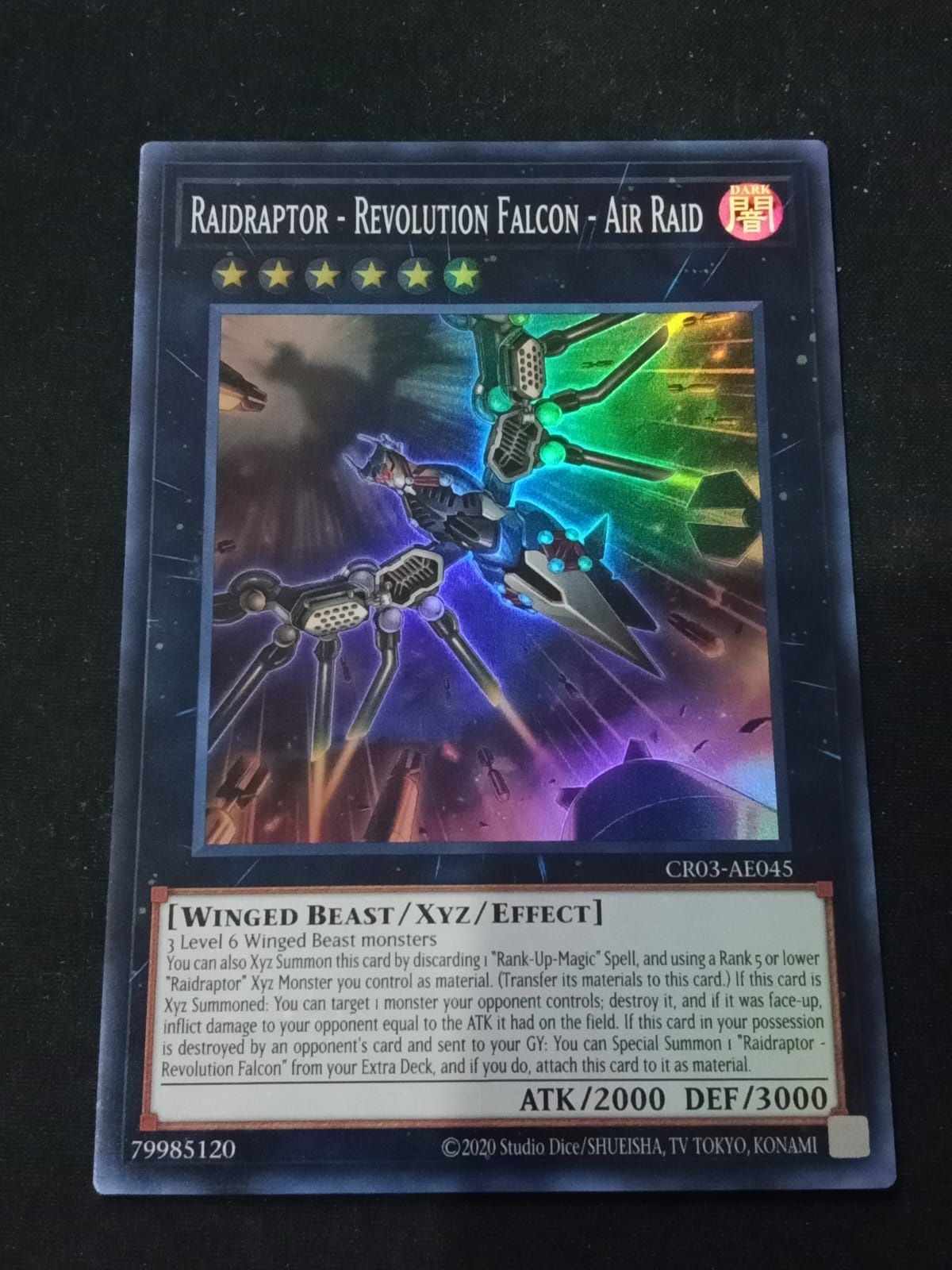CR03-AE045 Raidraptor - Revolution Falcon - Air Raid Super Rare