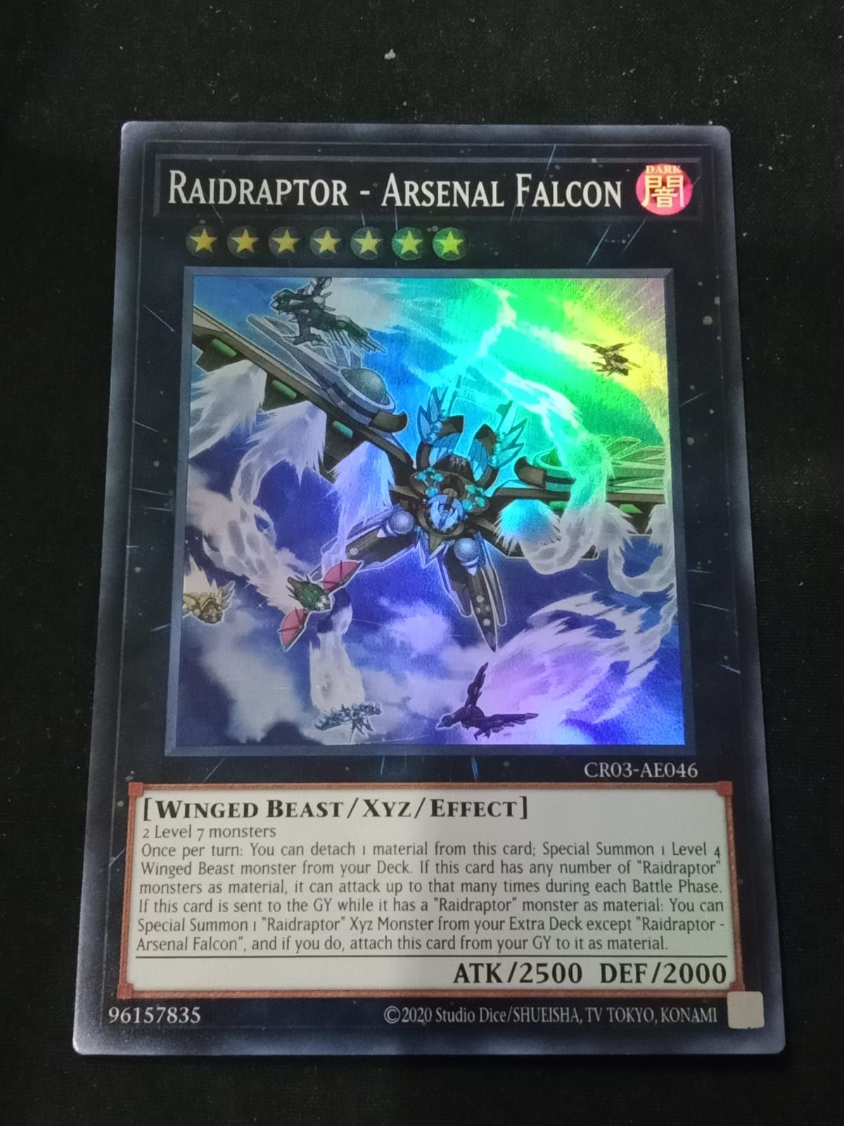 CR03-AE046 Raidraptor - Arsenal Falcon Super Rare