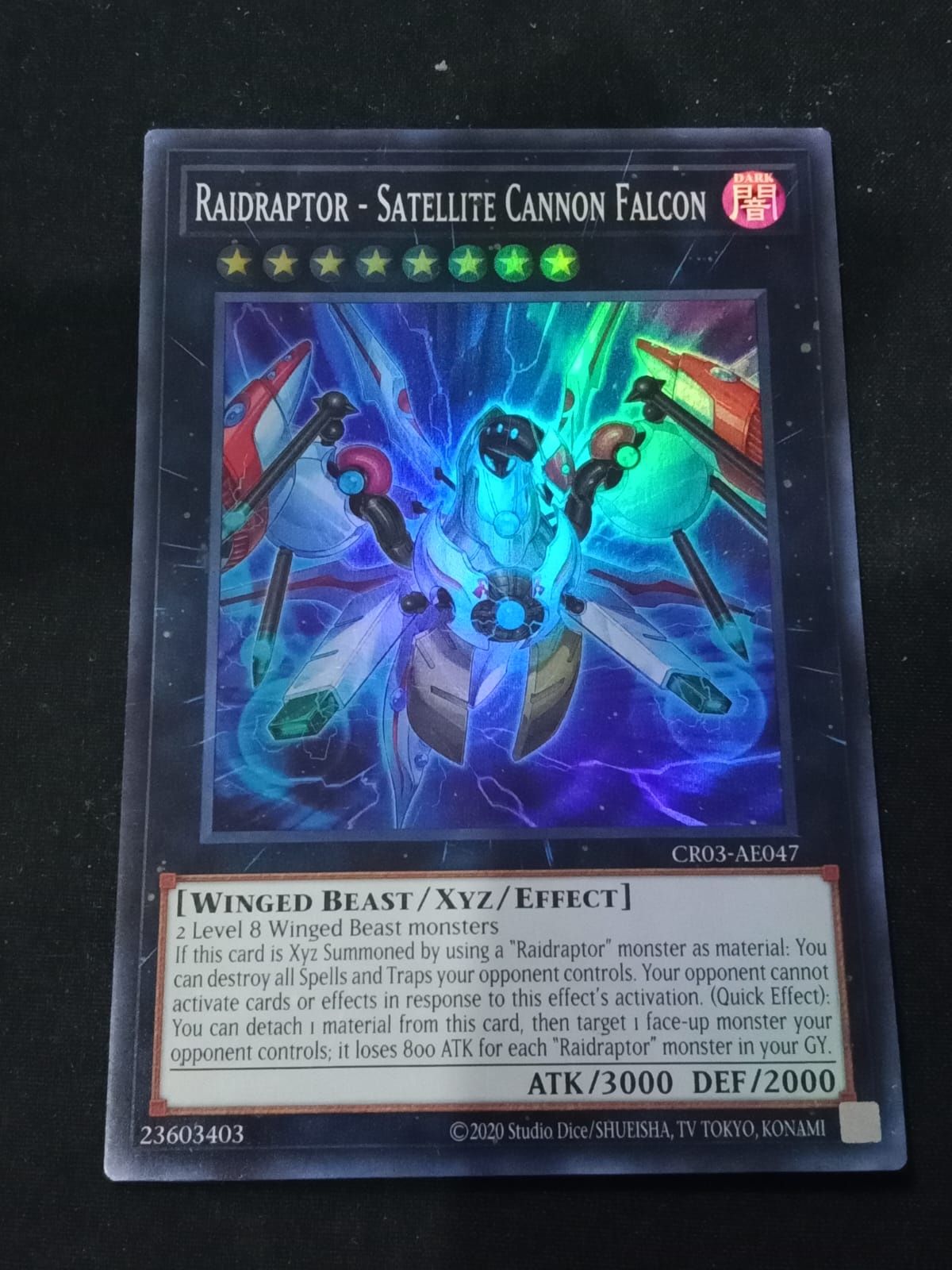 CR03-AE047 Raidraptor - Satellite Cannon Falcon Super Rare