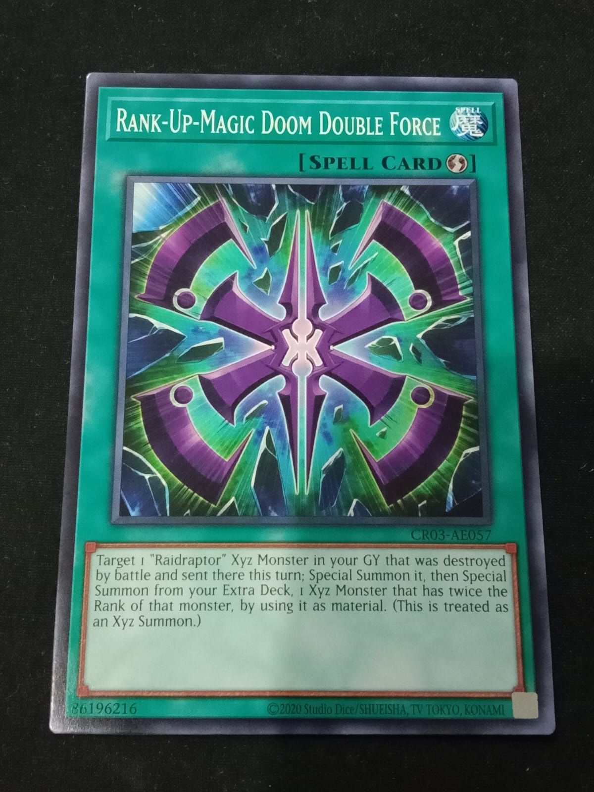CR03-AE057 Rank-Up-Magic Doom Double Force Common