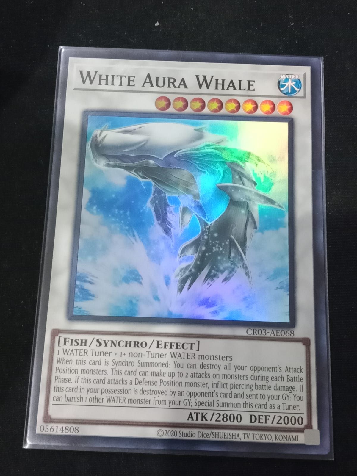 CR03-AE068 White Aura Whale Super Rare
