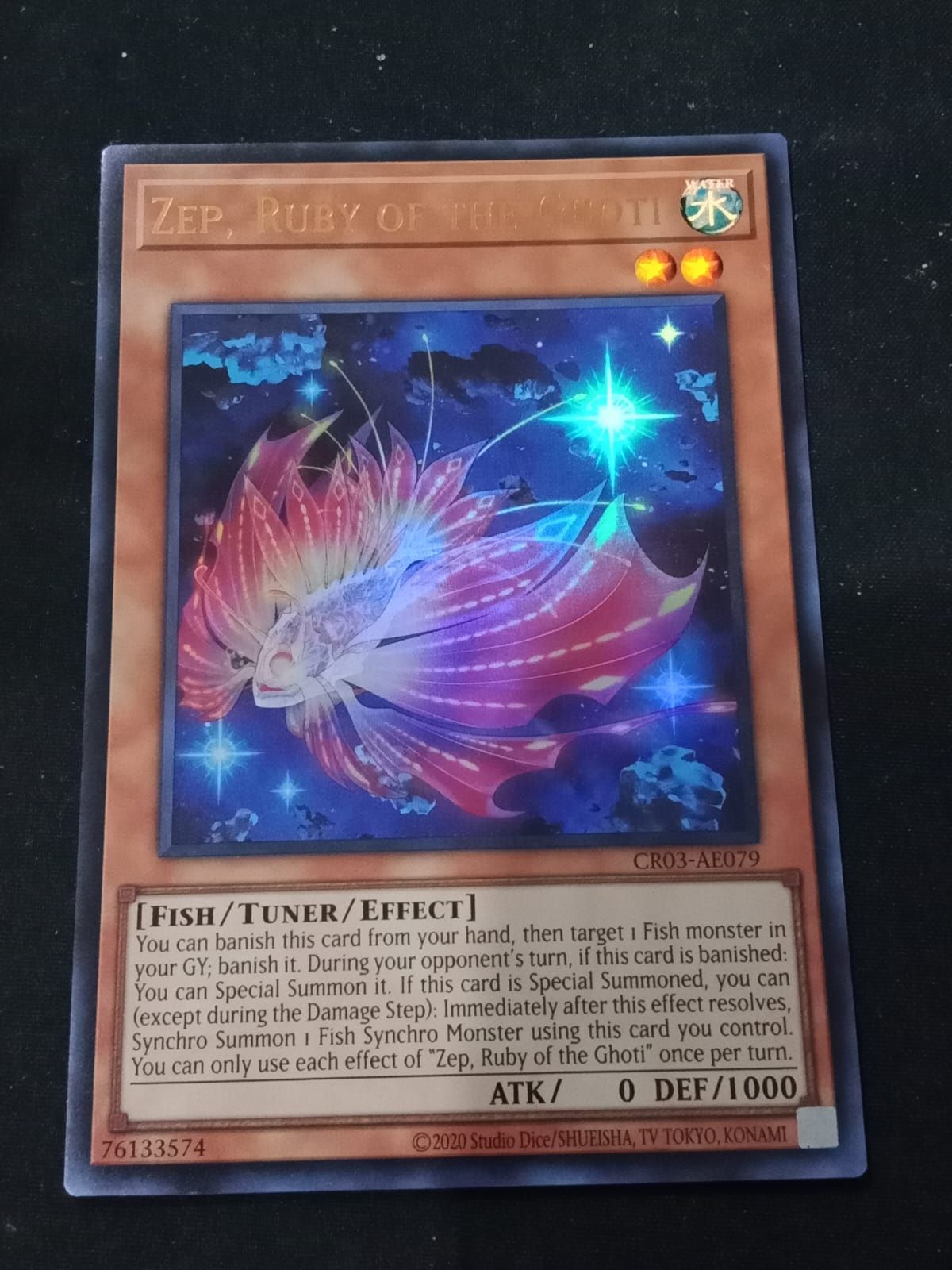 CR03-AE079 Zep, Ruby of the Ghoti Ultra Rare