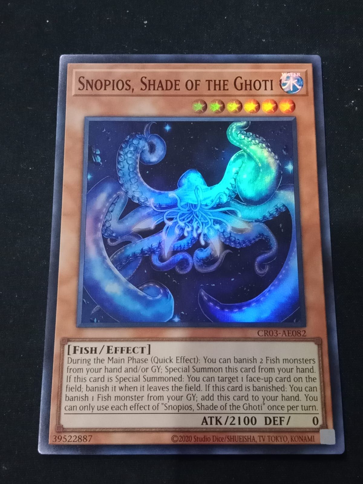 CR03-AE082 Snopios, Shade of the Ghoti Super Rare