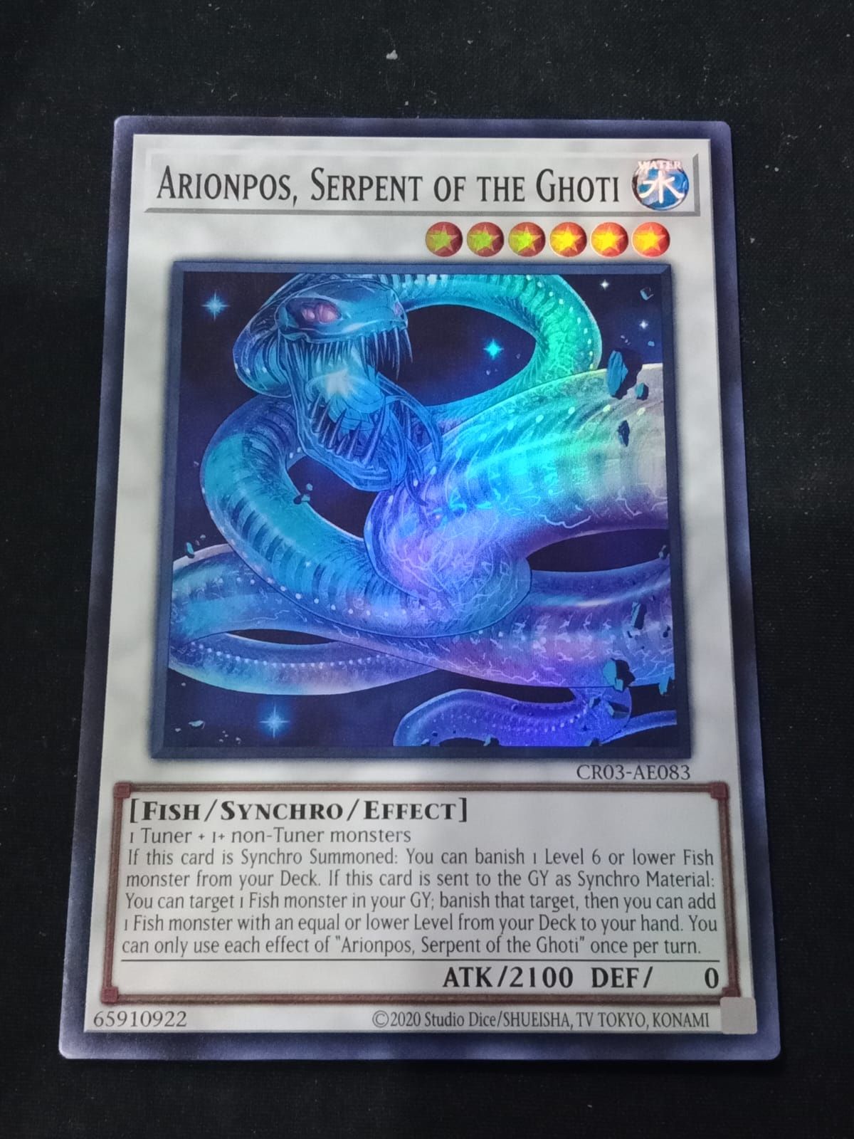 CR03-AE083 Arionpos, Serpent of the Ghoti Super Rare