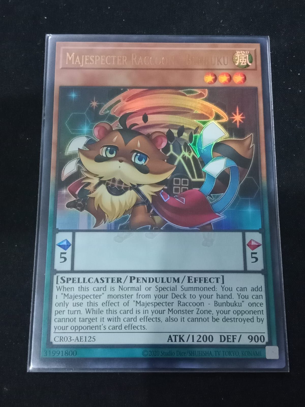CR03-AE125 Majespecter Raccoon - Bunbuku Ultra Rare