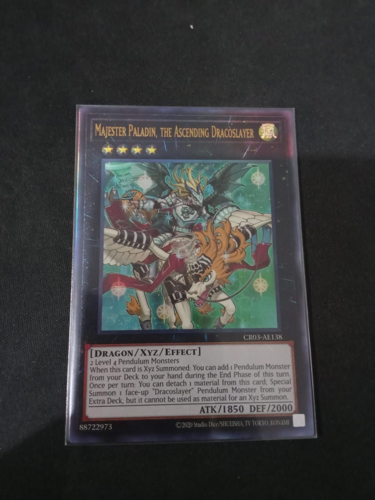 CR03-AE138 Majester Paladin, the Ascending Dracoslayer Ultimate Rare