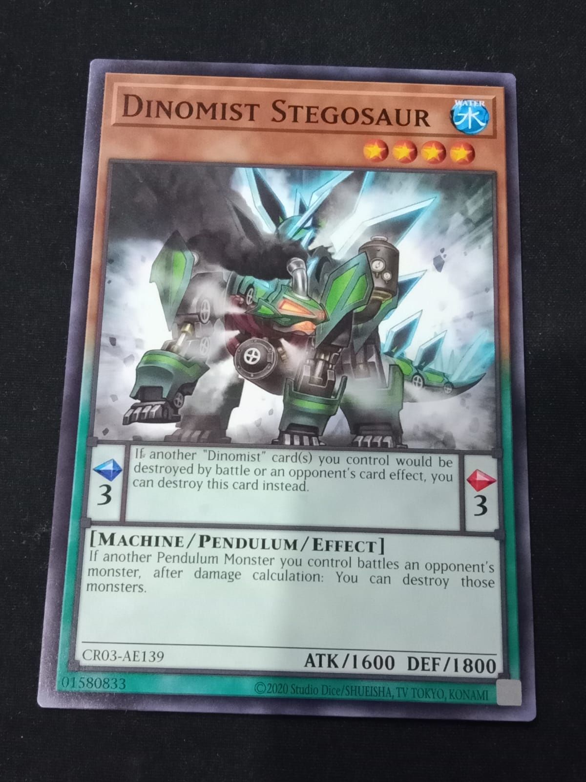 CR03-AE139 Dinomist Stegosaur Common