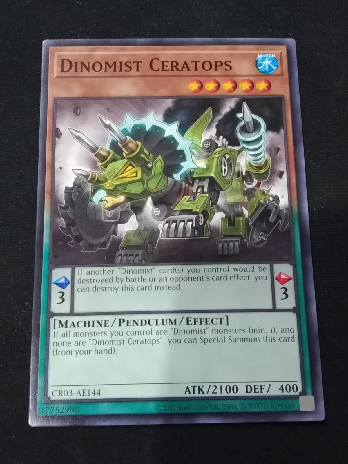 CR03-AE144 Dinomist Ceratops Common
