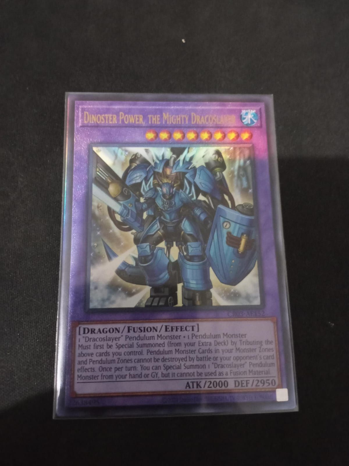 CR03-AE152 Dinoster Power, the Mighty Dracoslayer Ultimate Rare