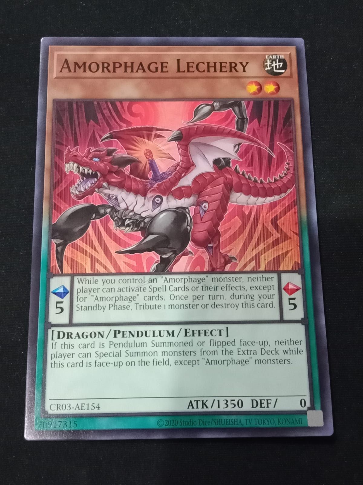 CR03-AE154 Amorphage Lechery Common