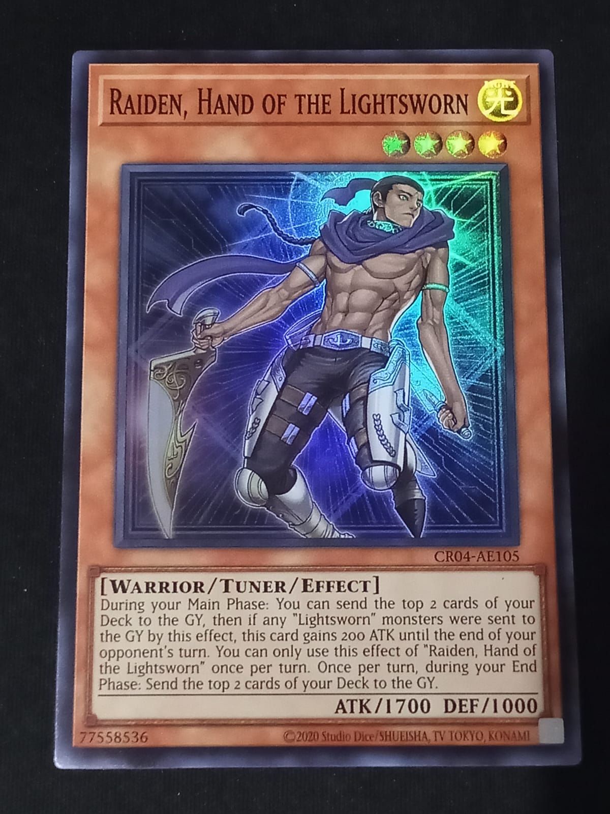 CR04-AE105 Raiden, Hand of the Lightsworn Super Rare