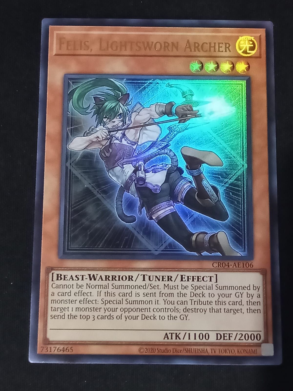 CR04-AE106 Felis, Lightsworn Archer Ultra Rare