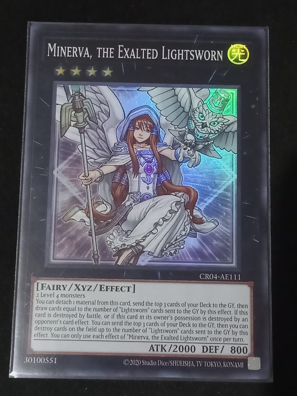 CR04-AE111 Minerva, the Exalted Lightsworn Super Rare