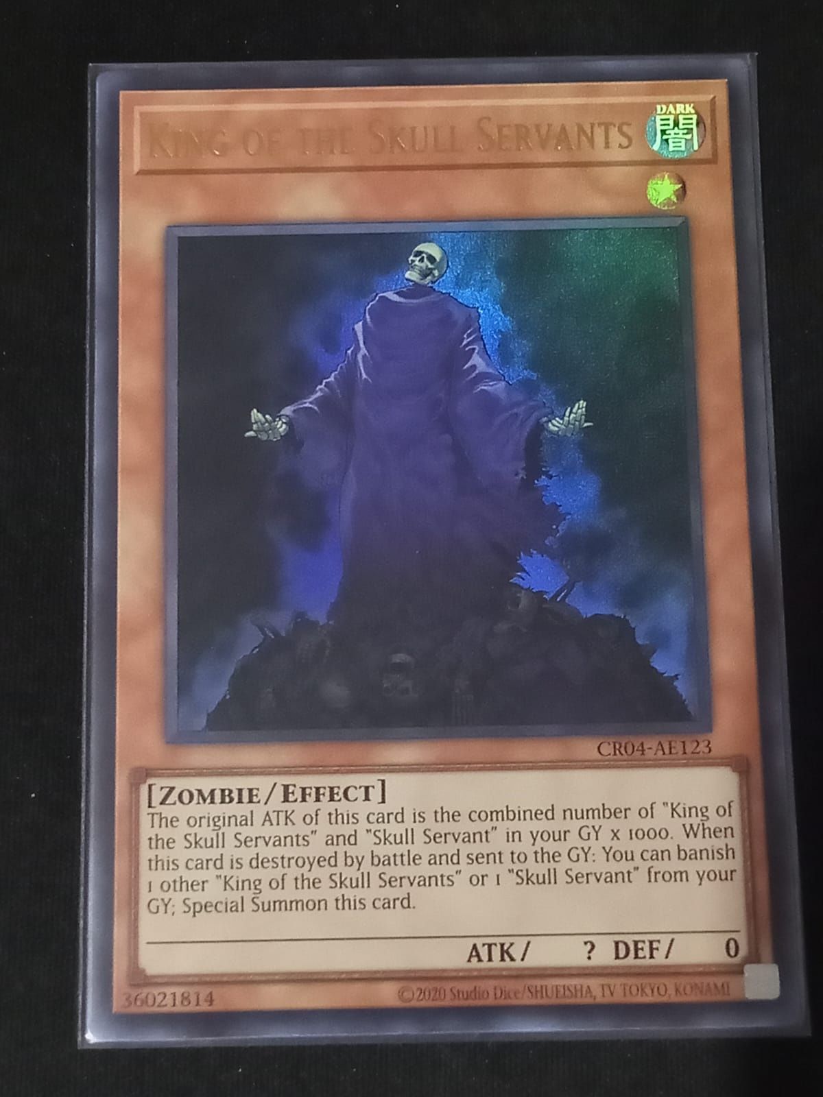 CR04-AE123 King of the Skull Servants Ultra Rare