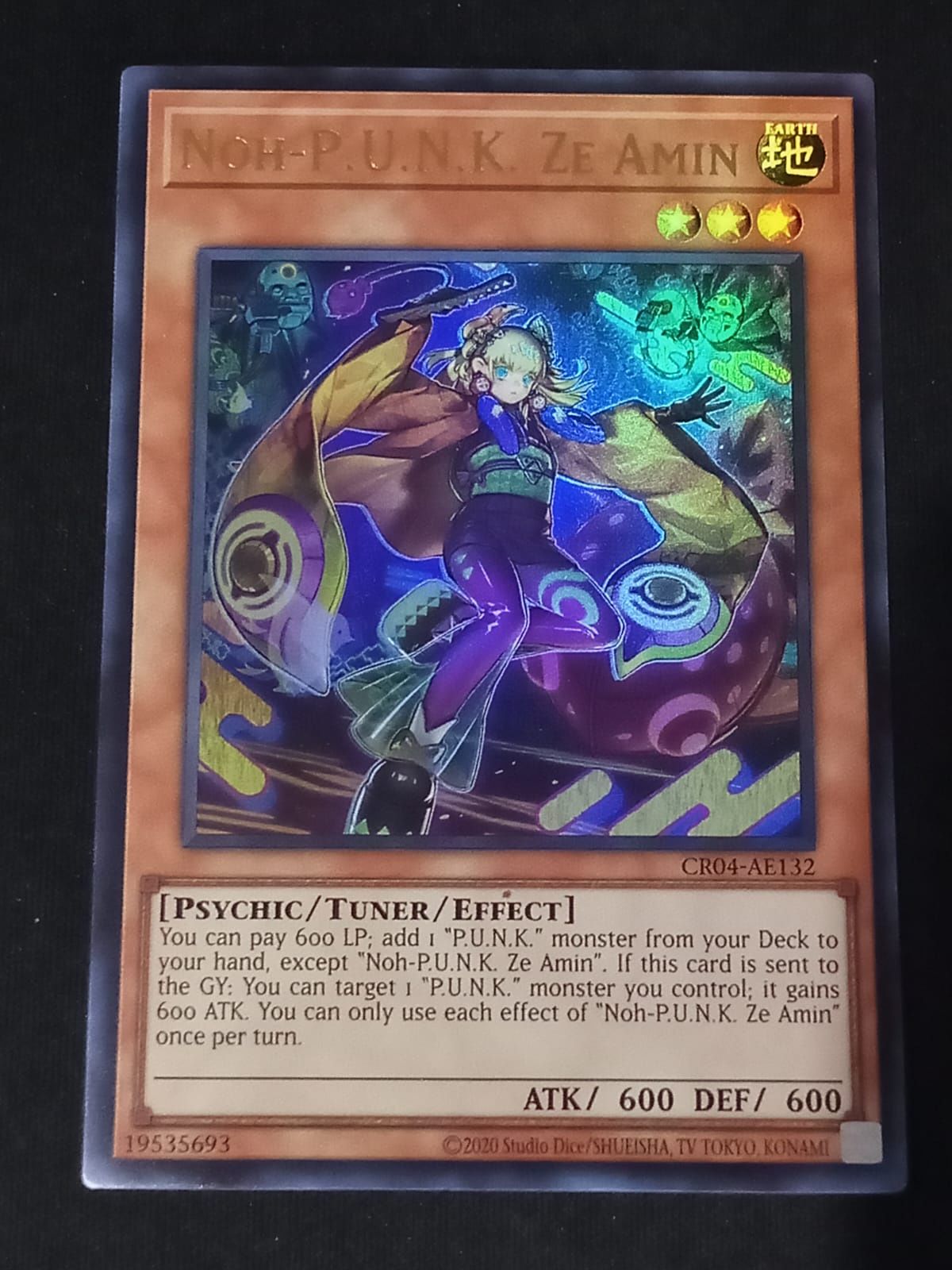 CR04-AE132 Noh-P.U.N.K. Ze Amin Ultra Rare