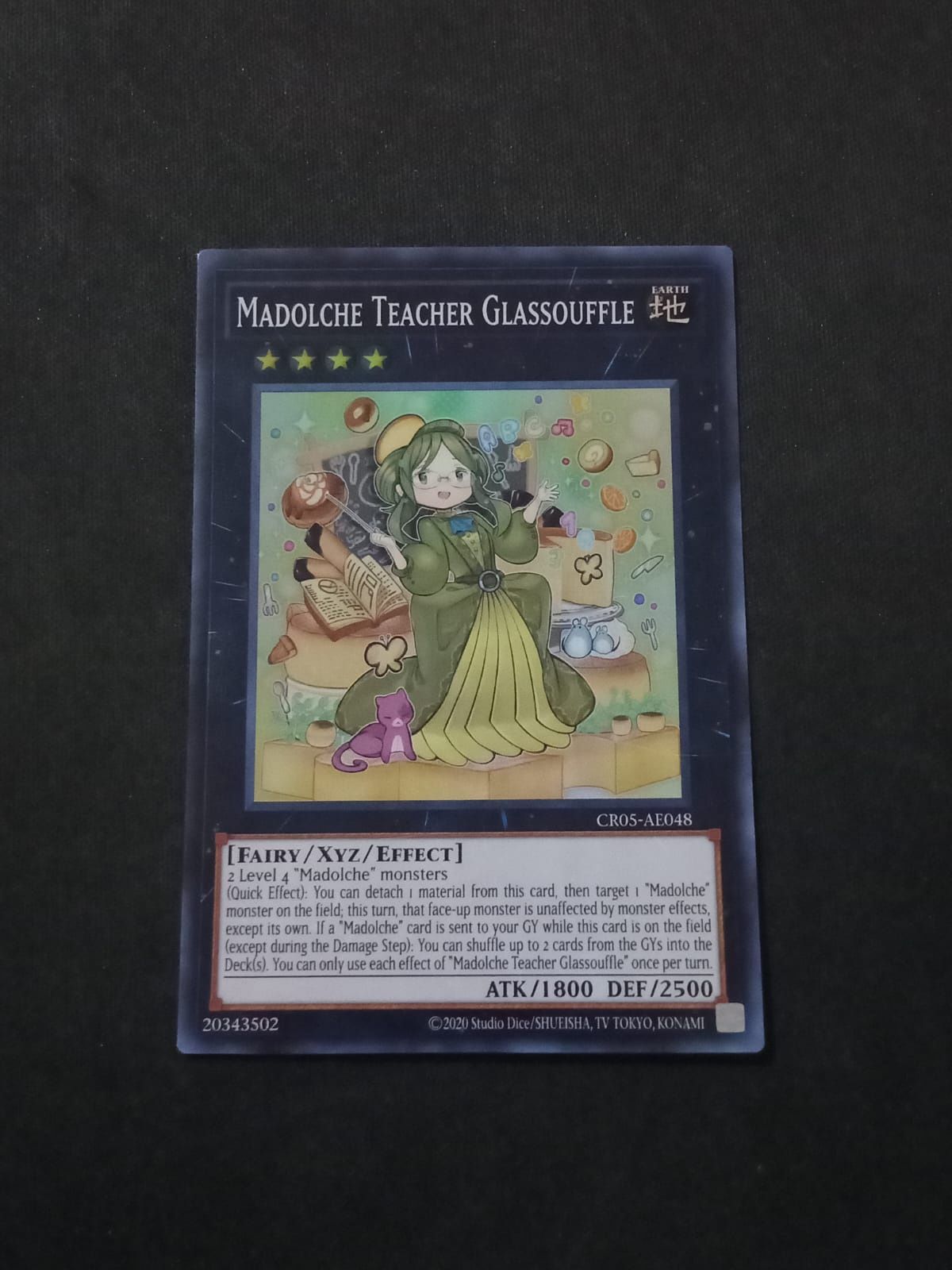 CR05-AE048 Madolche Teacher Glassouffle Super Rare