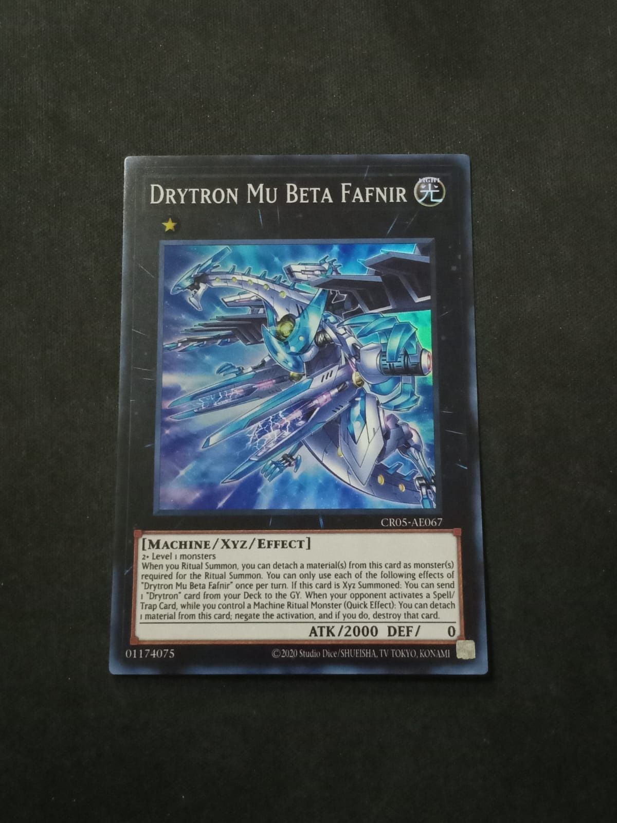 CR05-AE067 Drytron Mu Beta Fafnir Super Rare