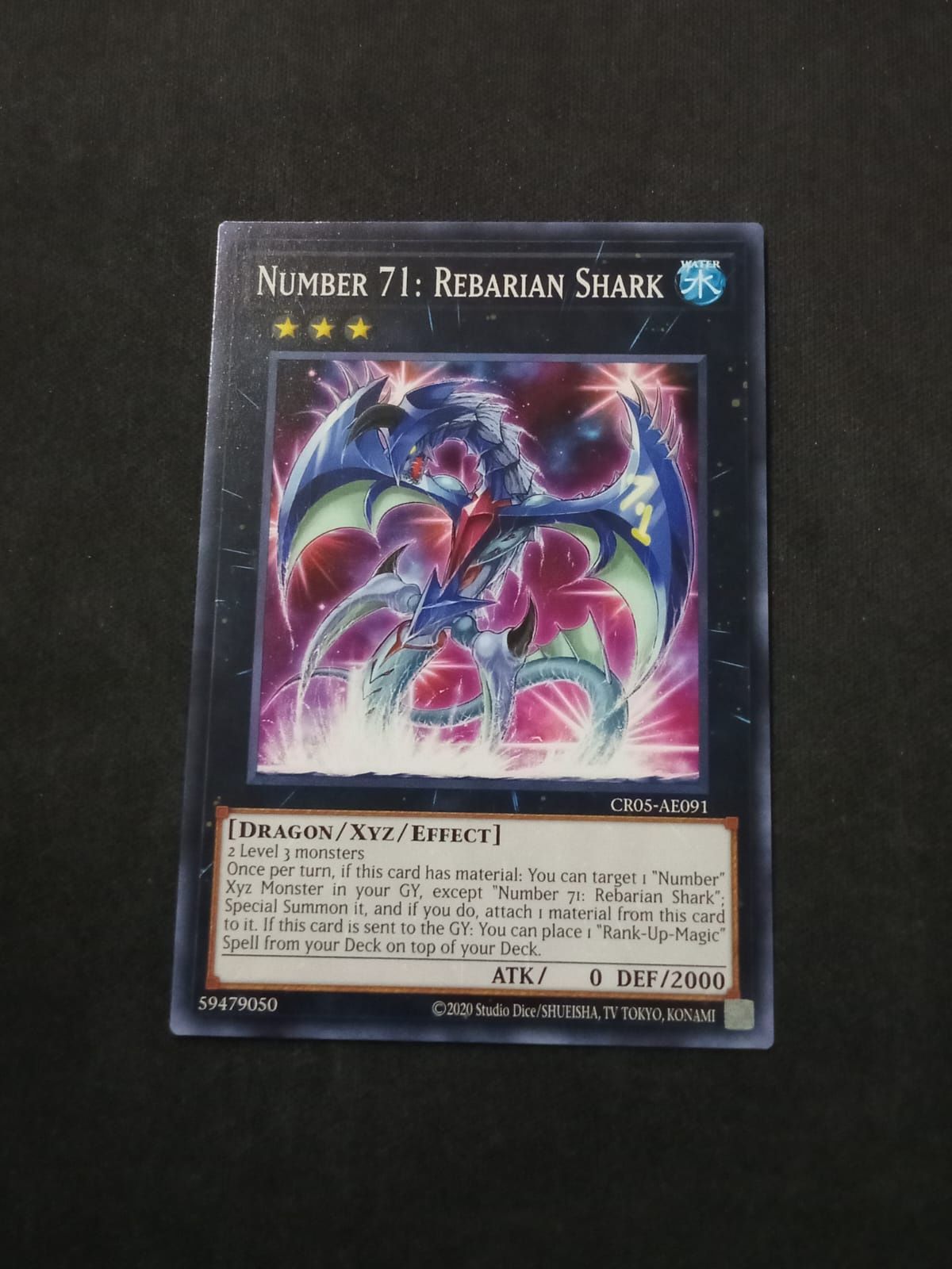 CR05-AE091 Number 71: Rebarian Shark Common