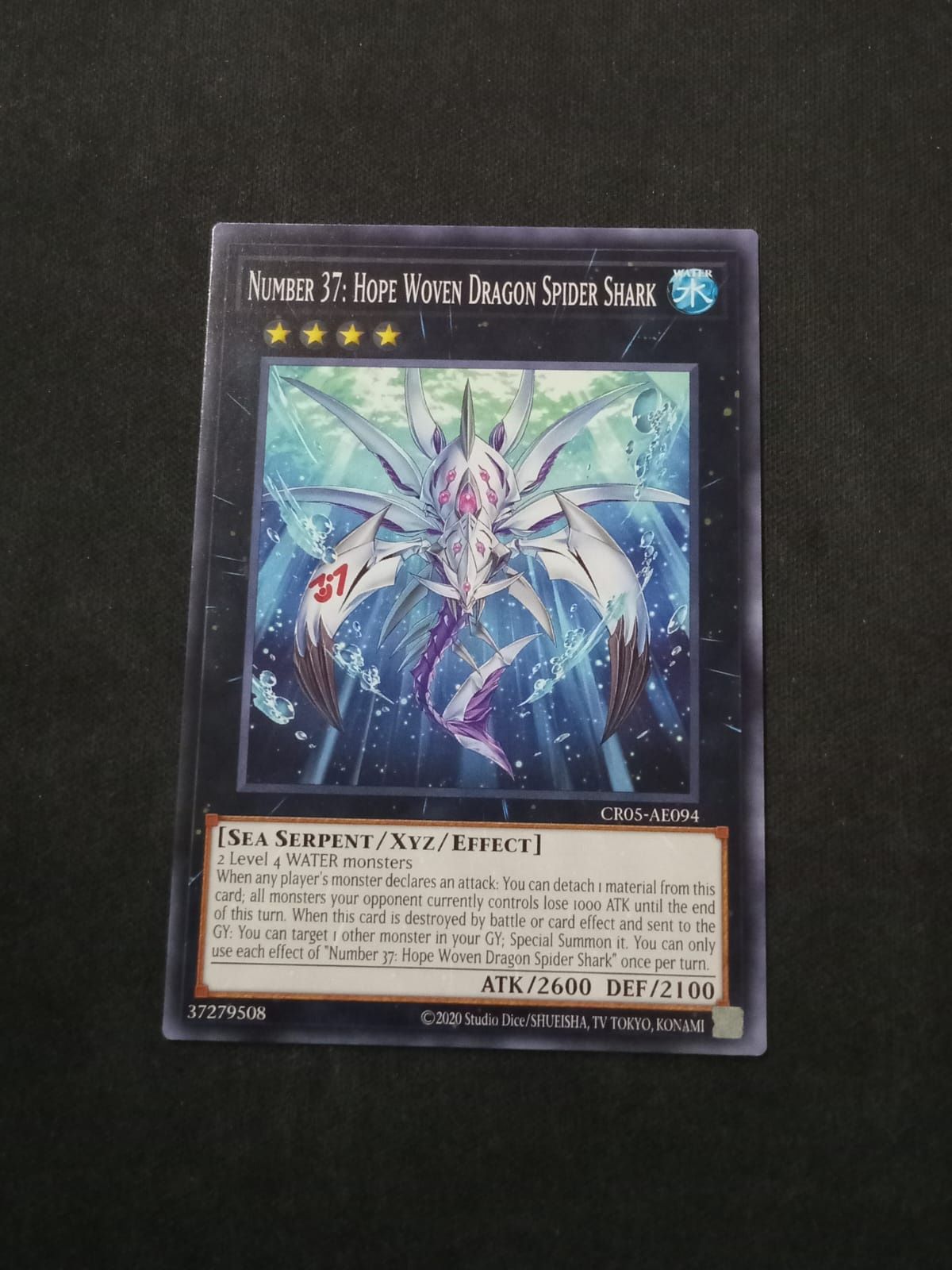 CR05-AE094 Number 37: Hope Woven Dragon Spider Shark Common