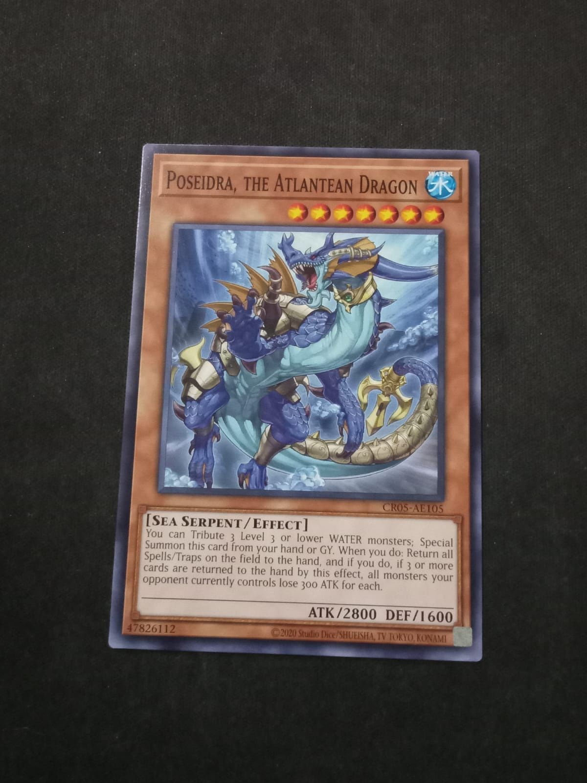 CR05-AE105 Poseidra, the Atlantean Dragon Common