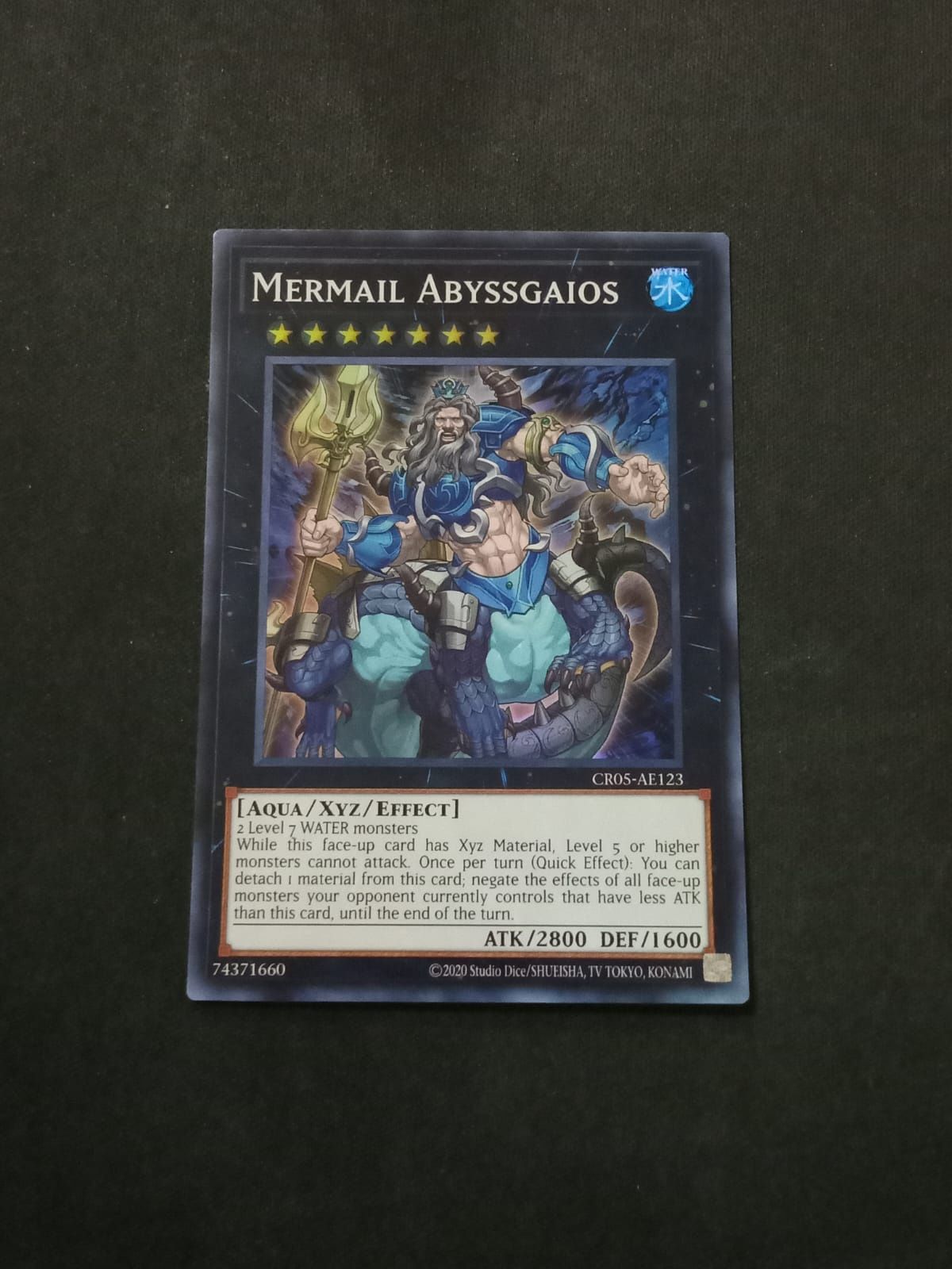 CR05-AE123 Mermail Abyssgaios Super Rare