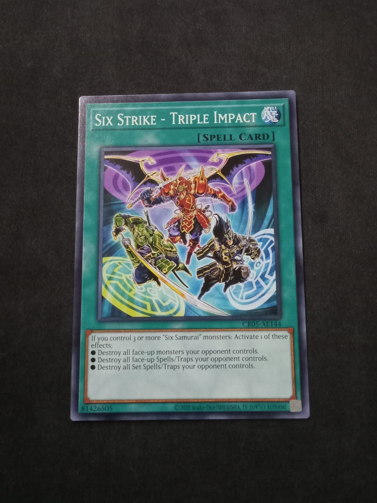 CR05-AE144 Six Strike - Triple Impact Common