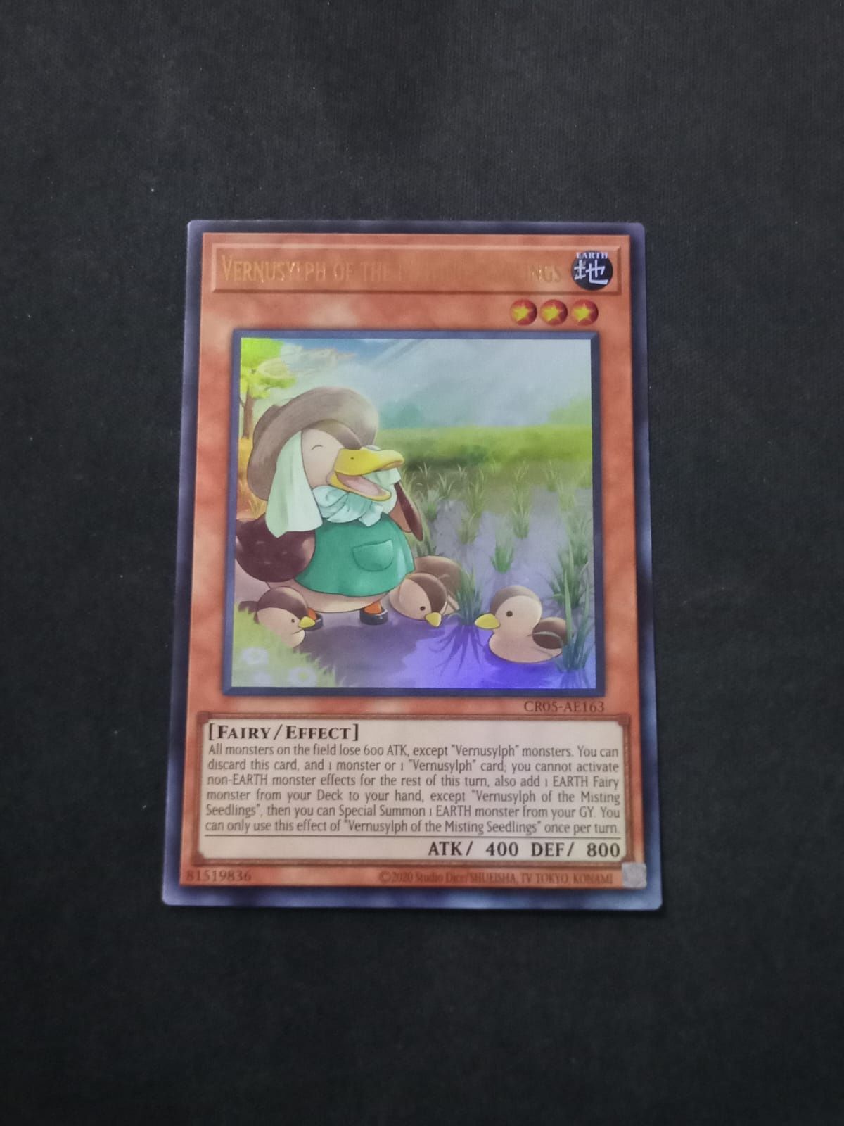 CR05-AE163 Vernusylph of the Misting Seedlings Ultra Rare